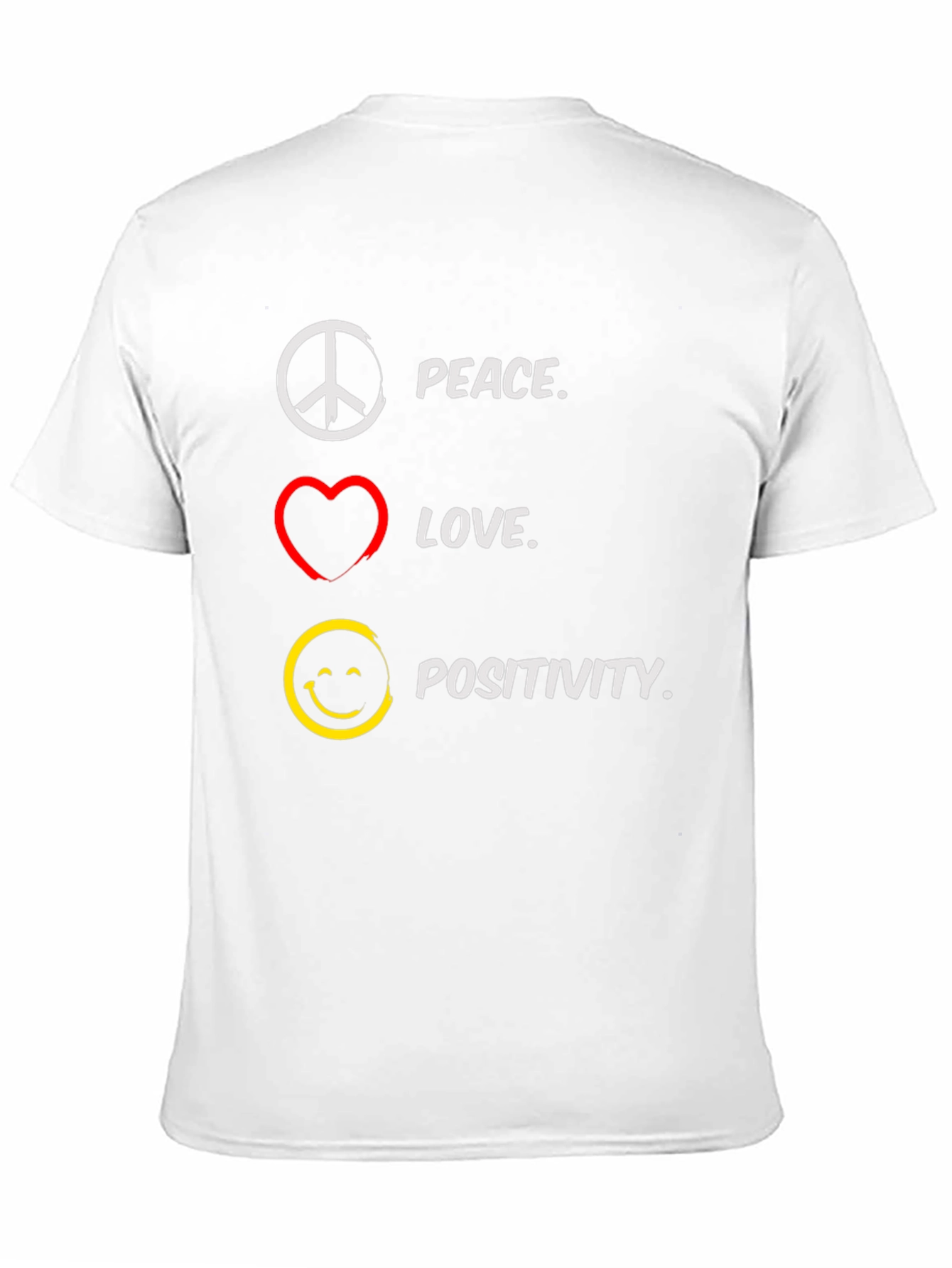 Peace Love Positivity Graphic T-Shirt