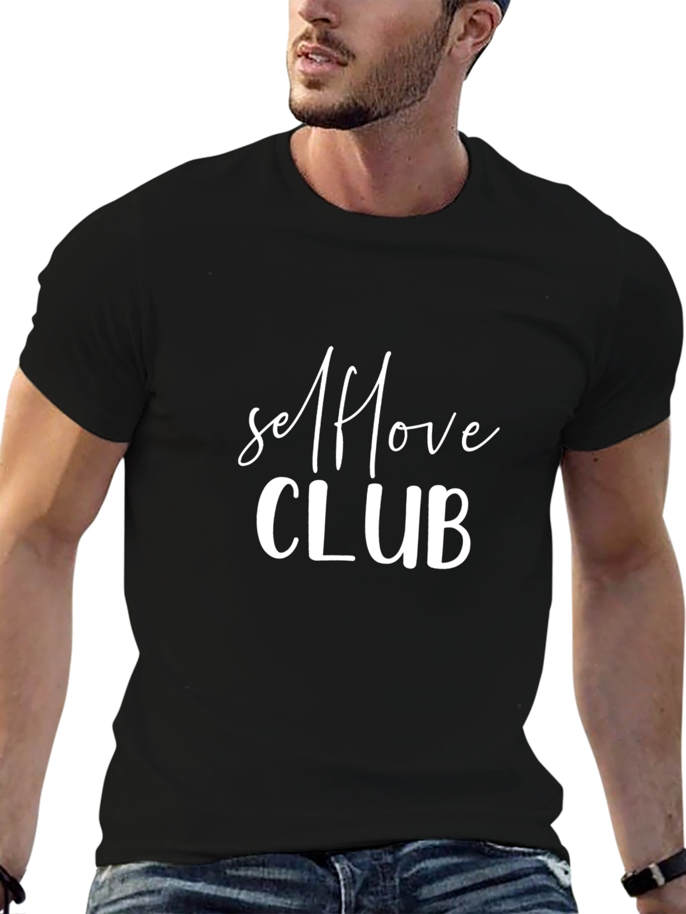 Self Love Club Black Graphic Tee