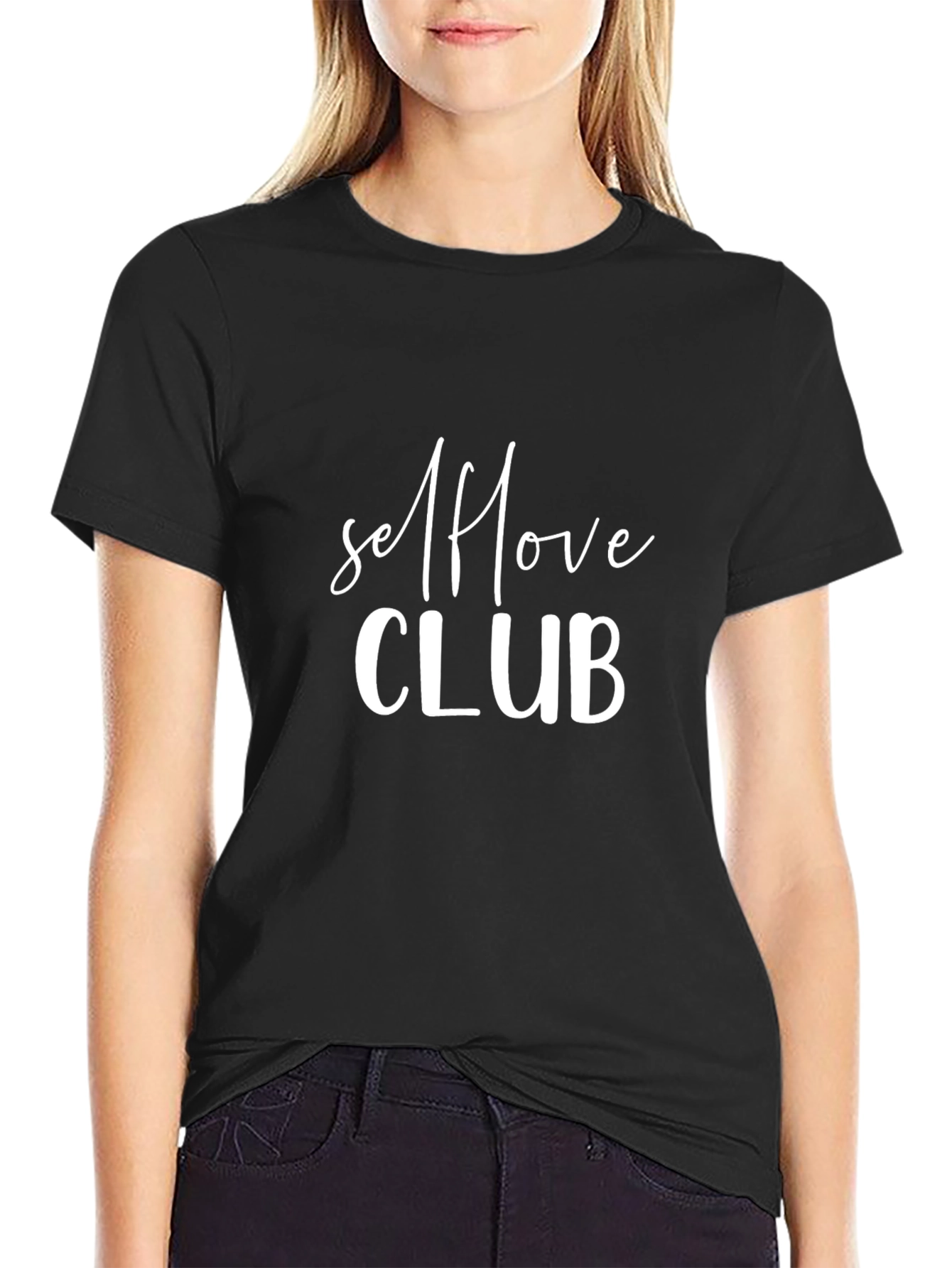 Self Love Club Black Graphic Tee