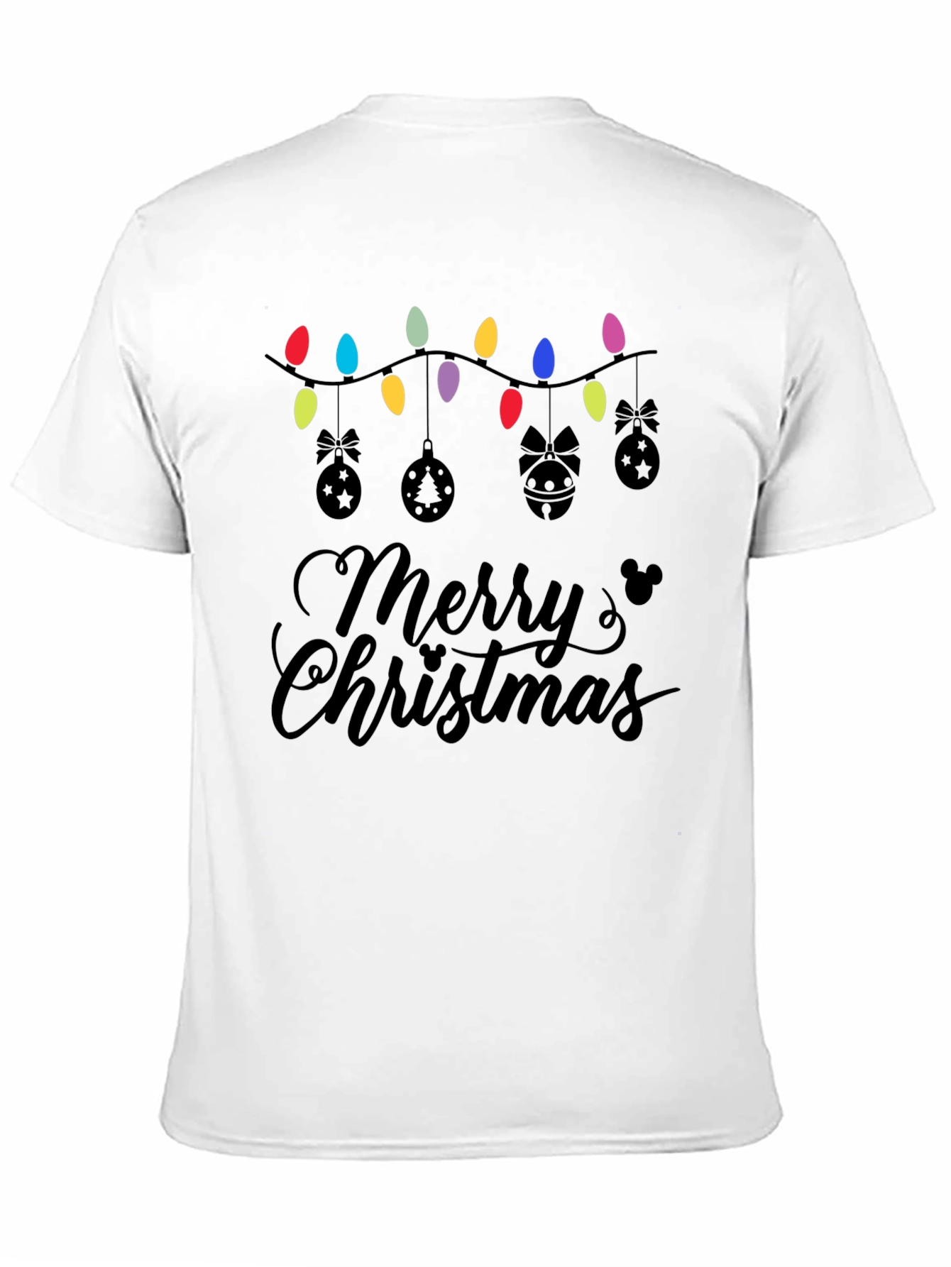Merry Christmas Lights Graphic Tee