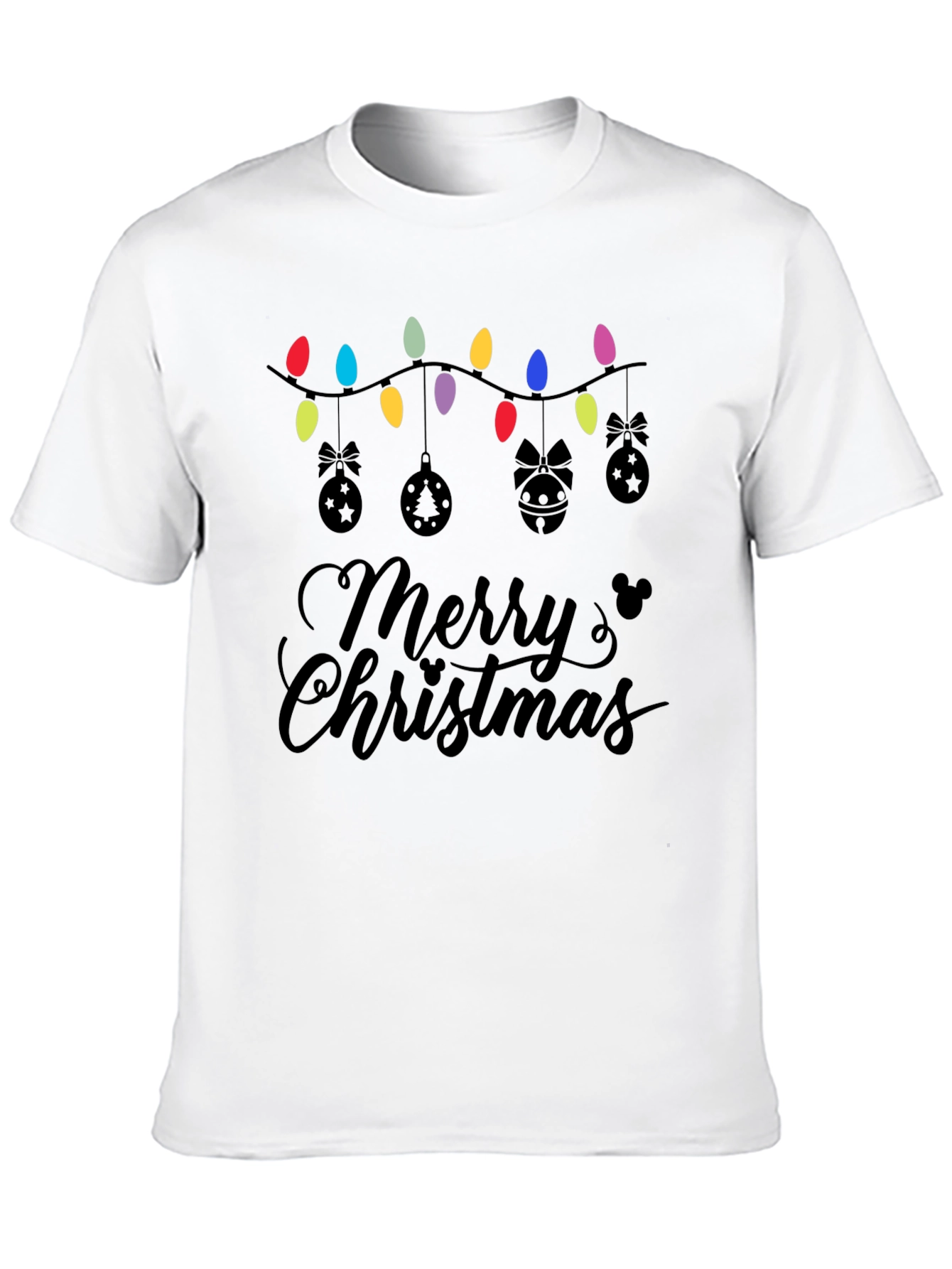 Merry Christmas Lights Graphic Tee