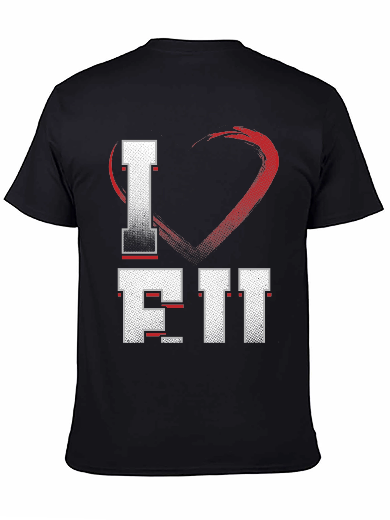 I Love EII Black T-Shirt