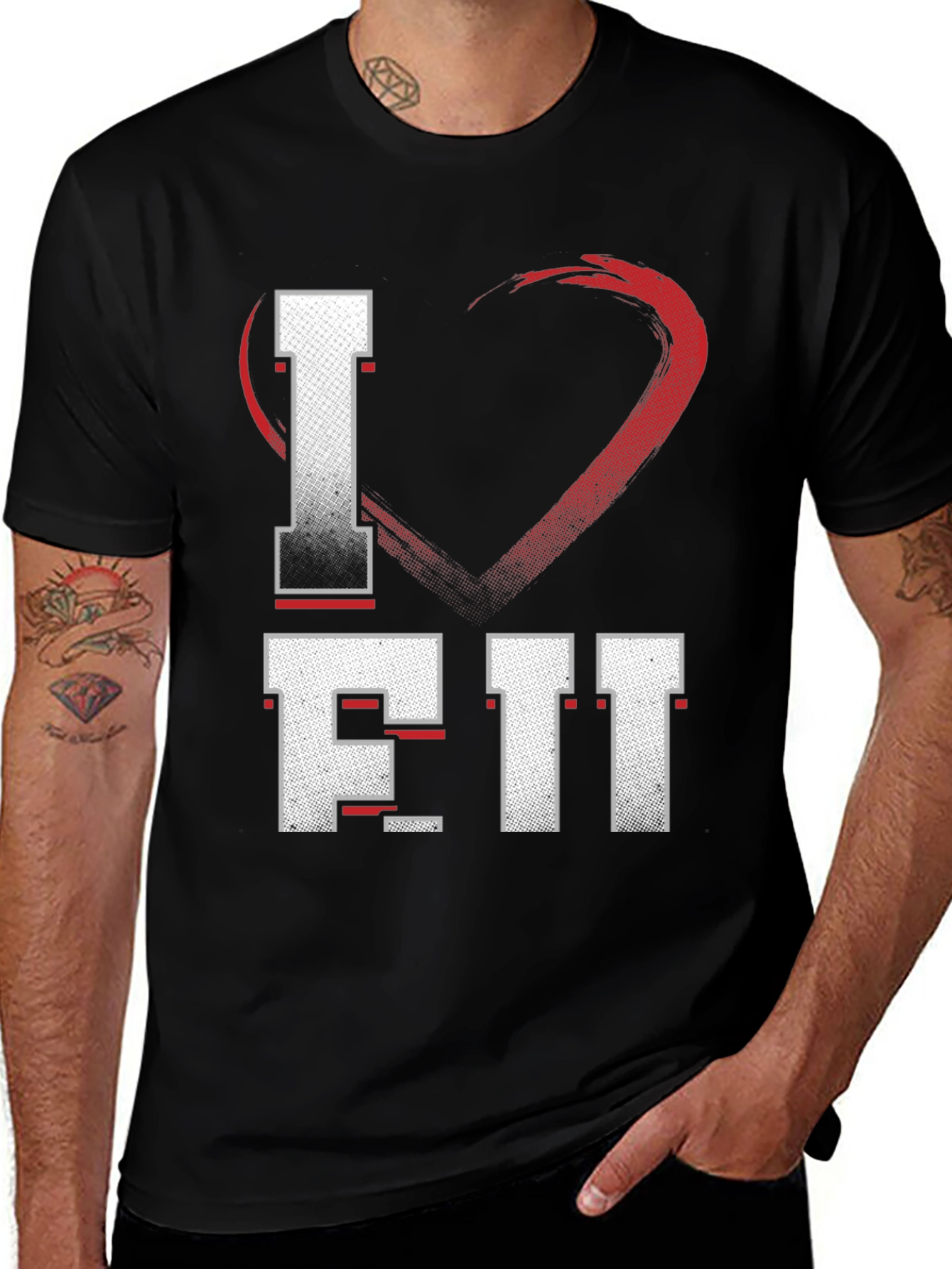 I Love EII Black T-Shirt