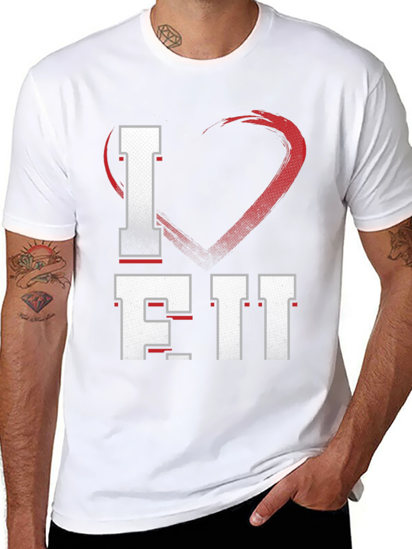 I Love EII Black T-Shirt