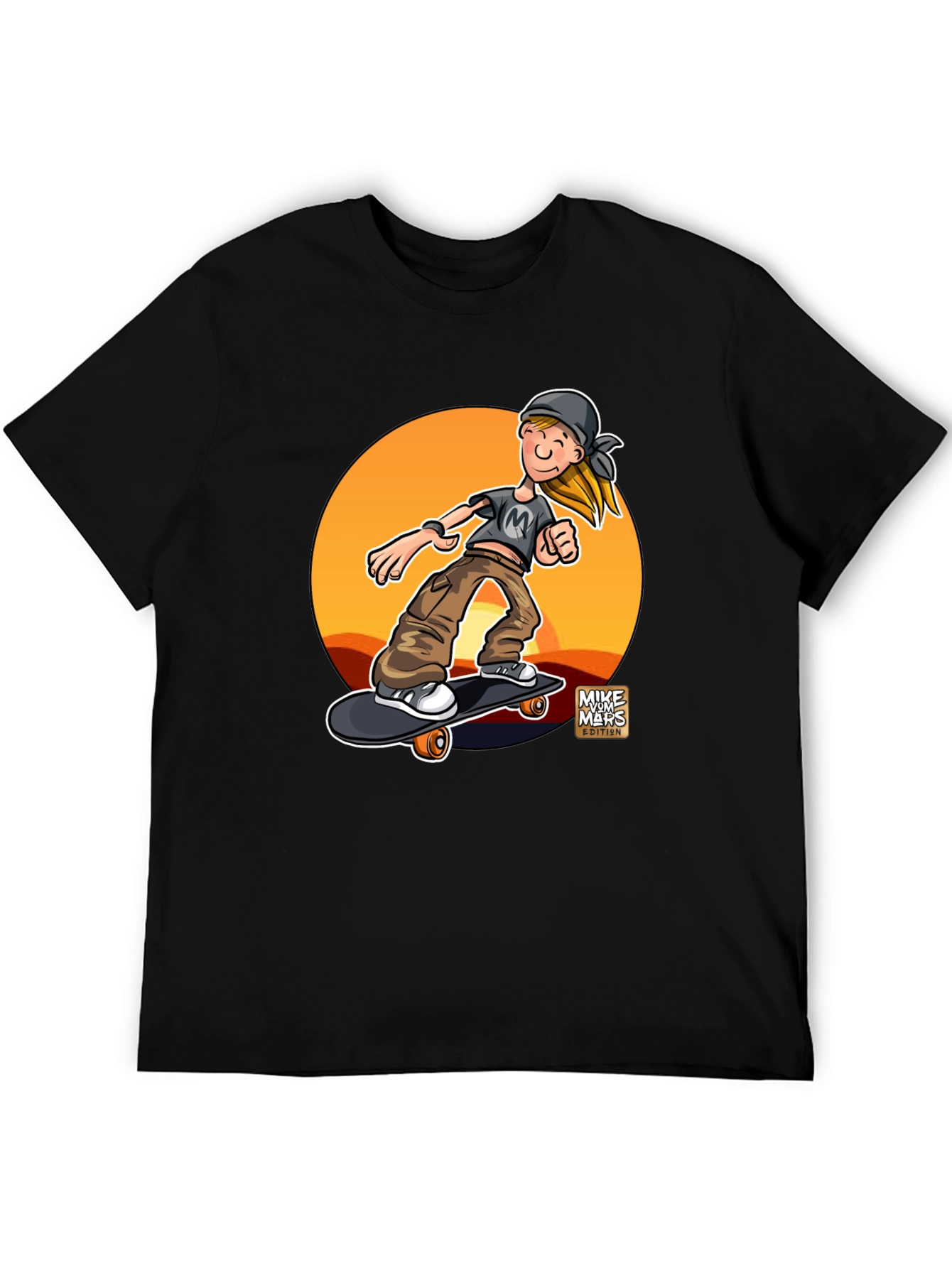 Skateboarder Graphic Tee - Cool & Casual Style