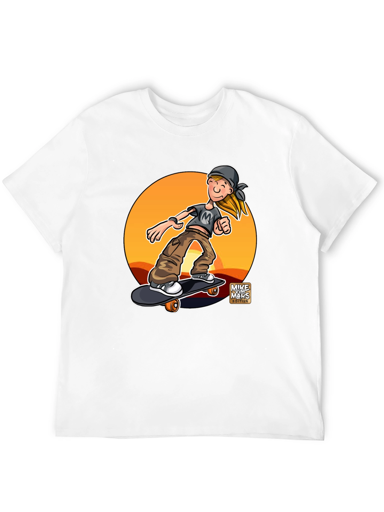 Skateboarder Graphic Tee - Cool & Casual Style