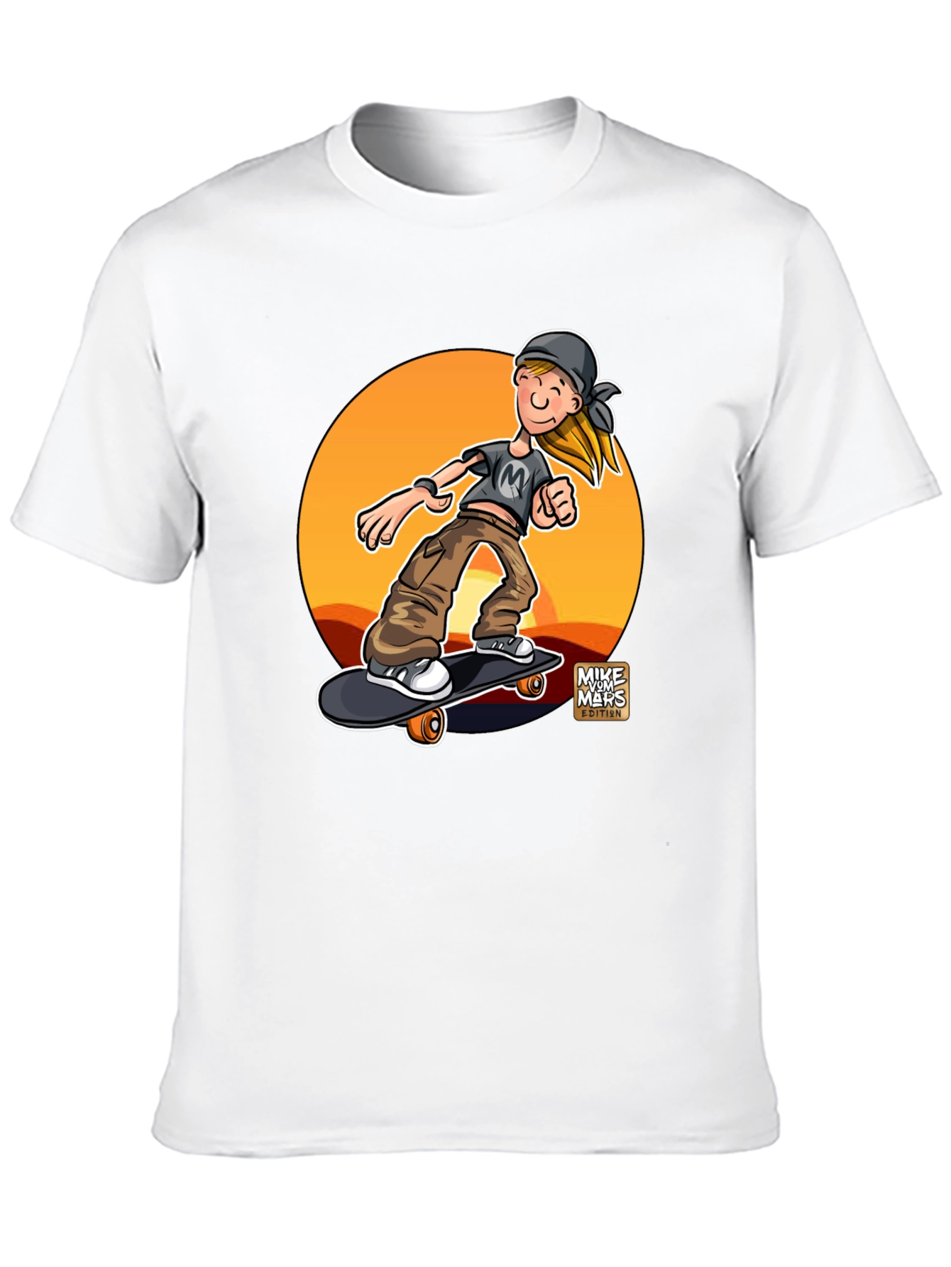 Skateboarder Graphic Tee - Cool & Casual Style