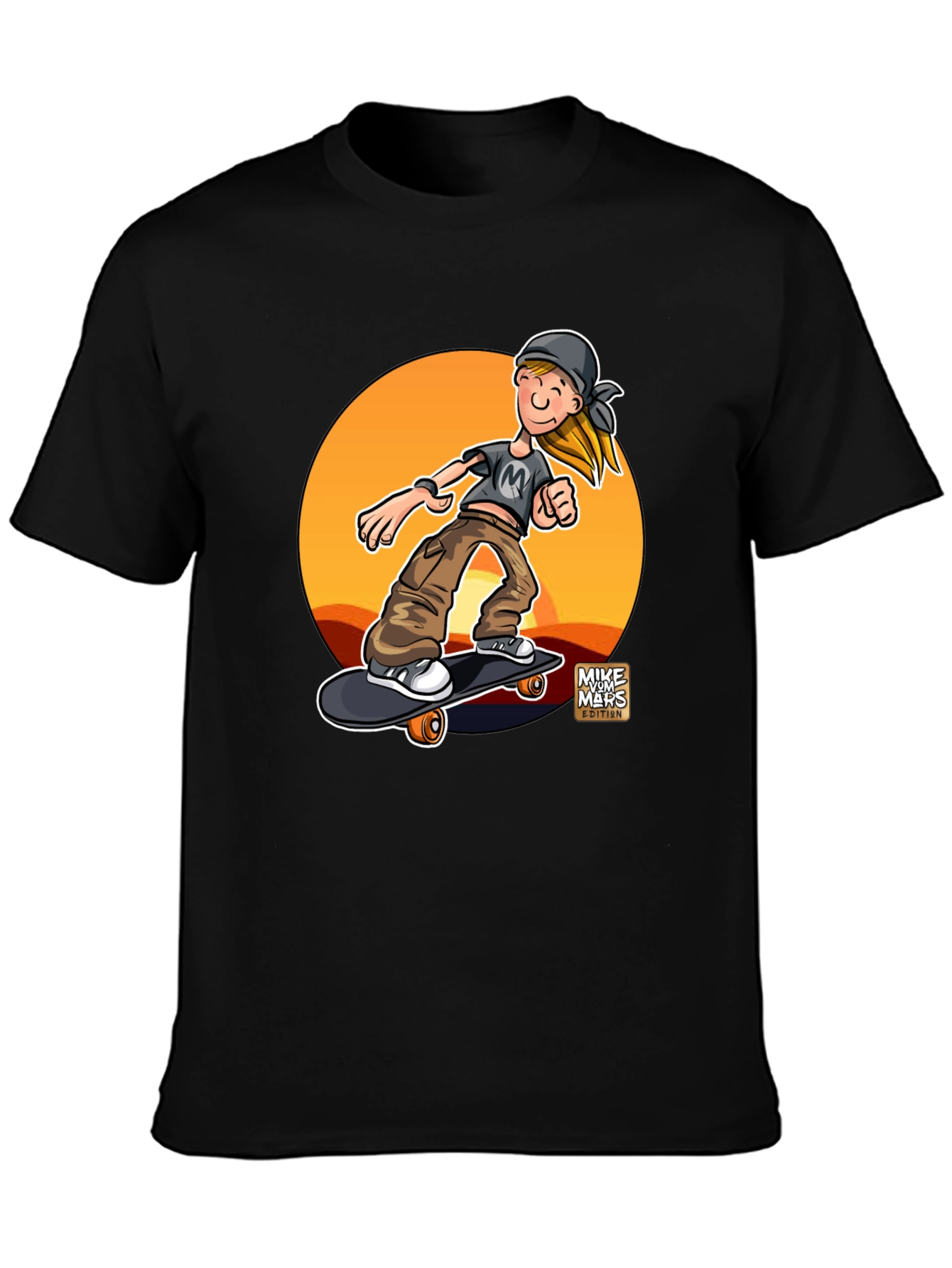 Skateboarder Graphic Tee - Cool & Casual Style
