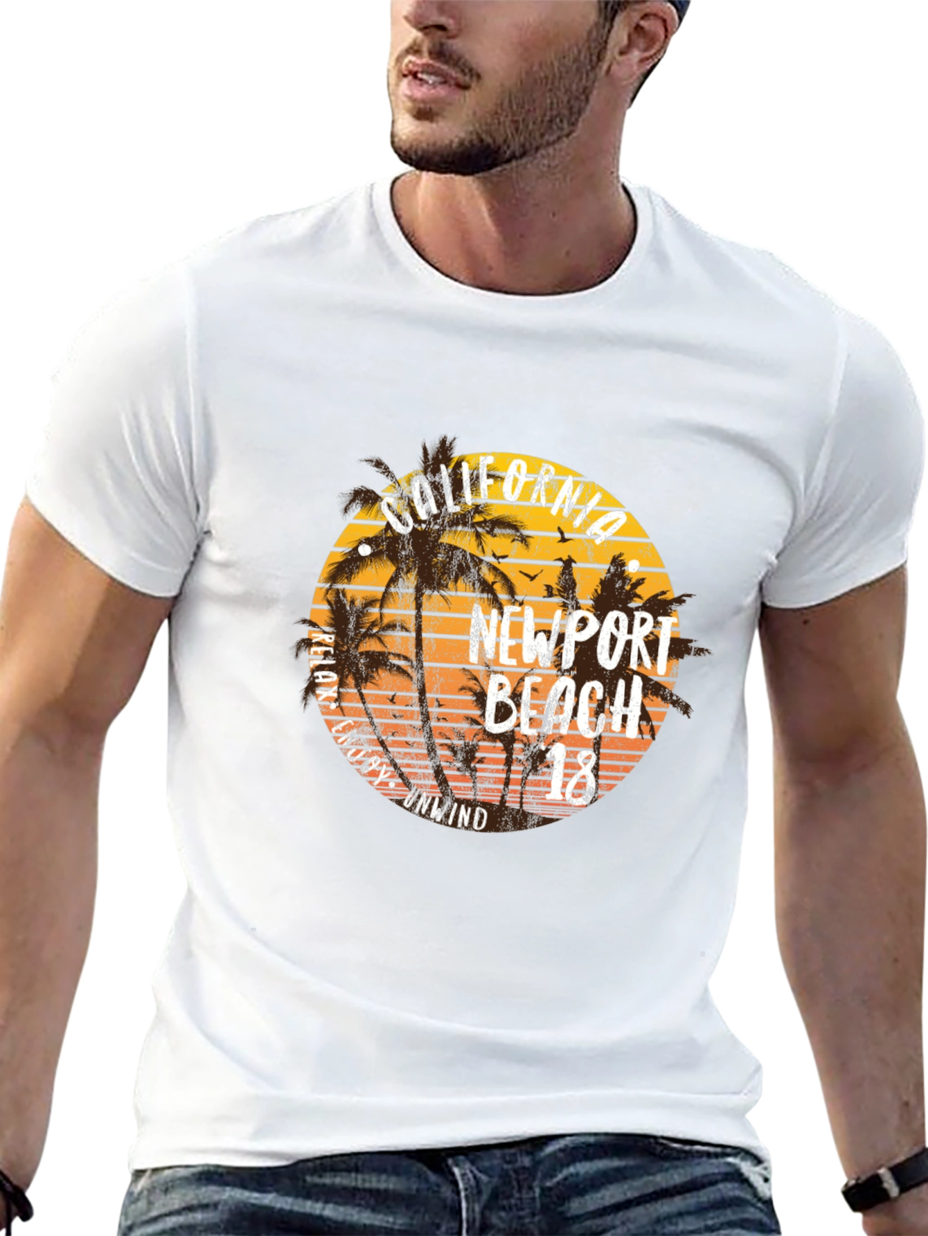 Newport Beach California Graphic T-Shirt