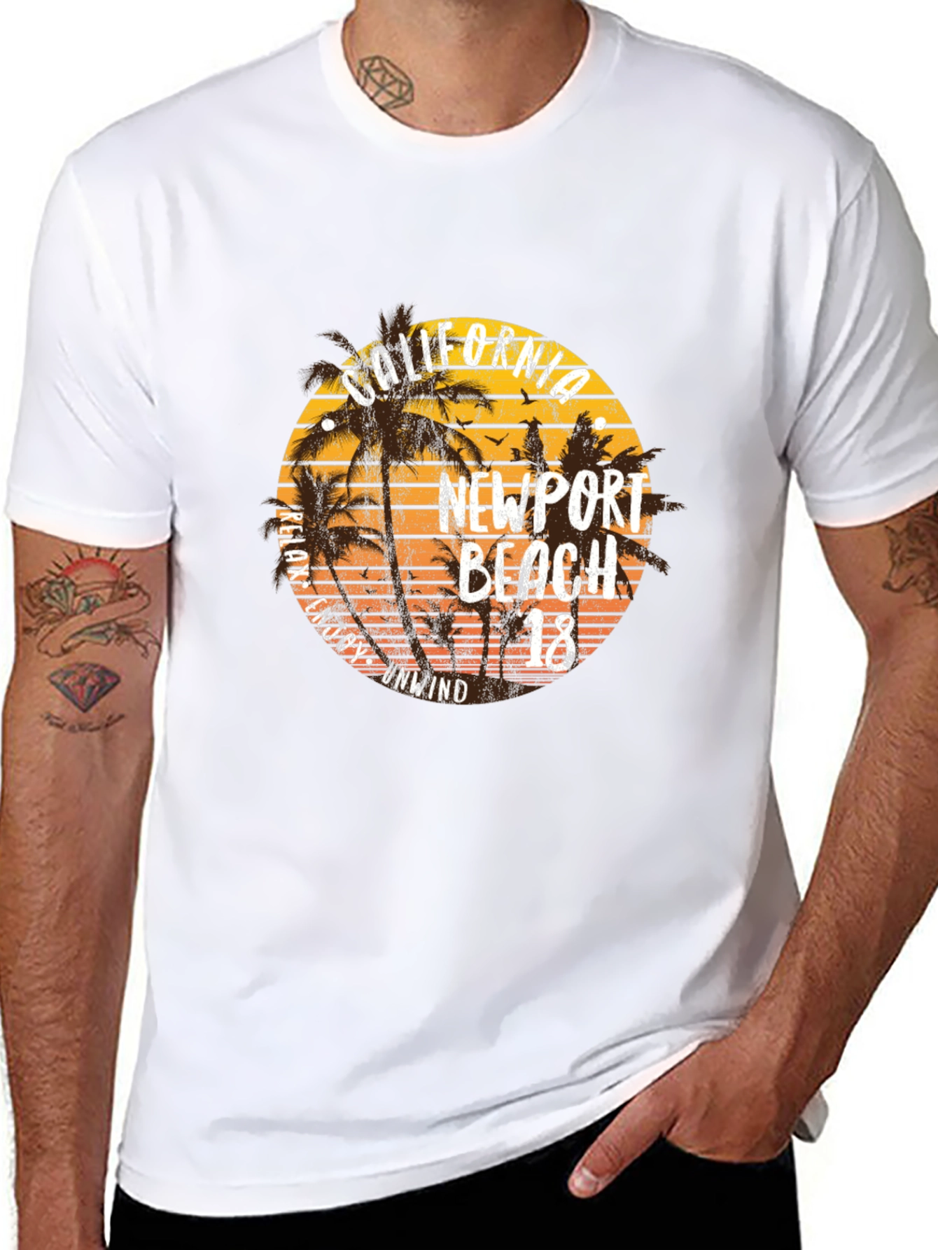 Newport Beach California Graphic T-Shirt