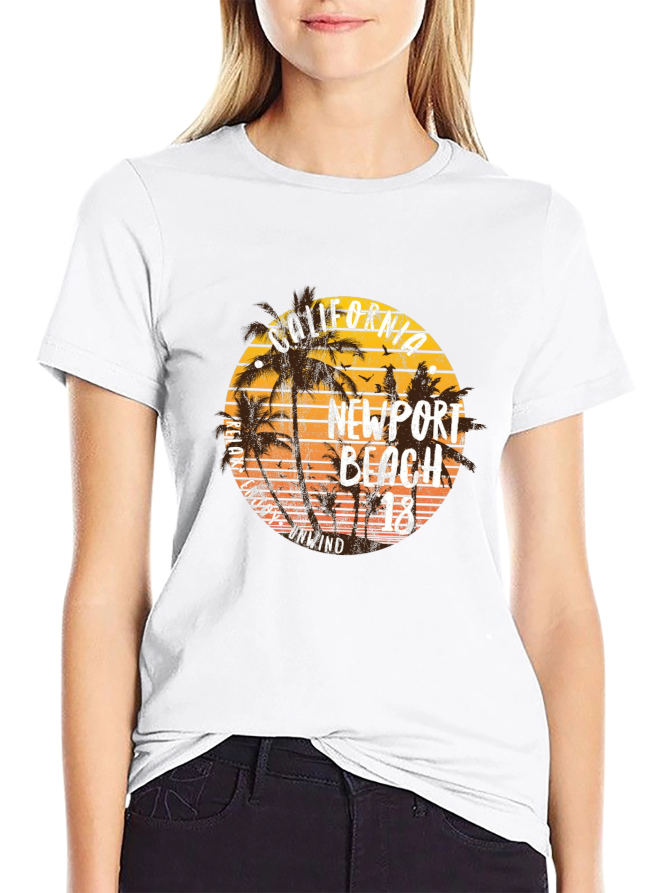 Newport Beach California Graphic T-Shirt