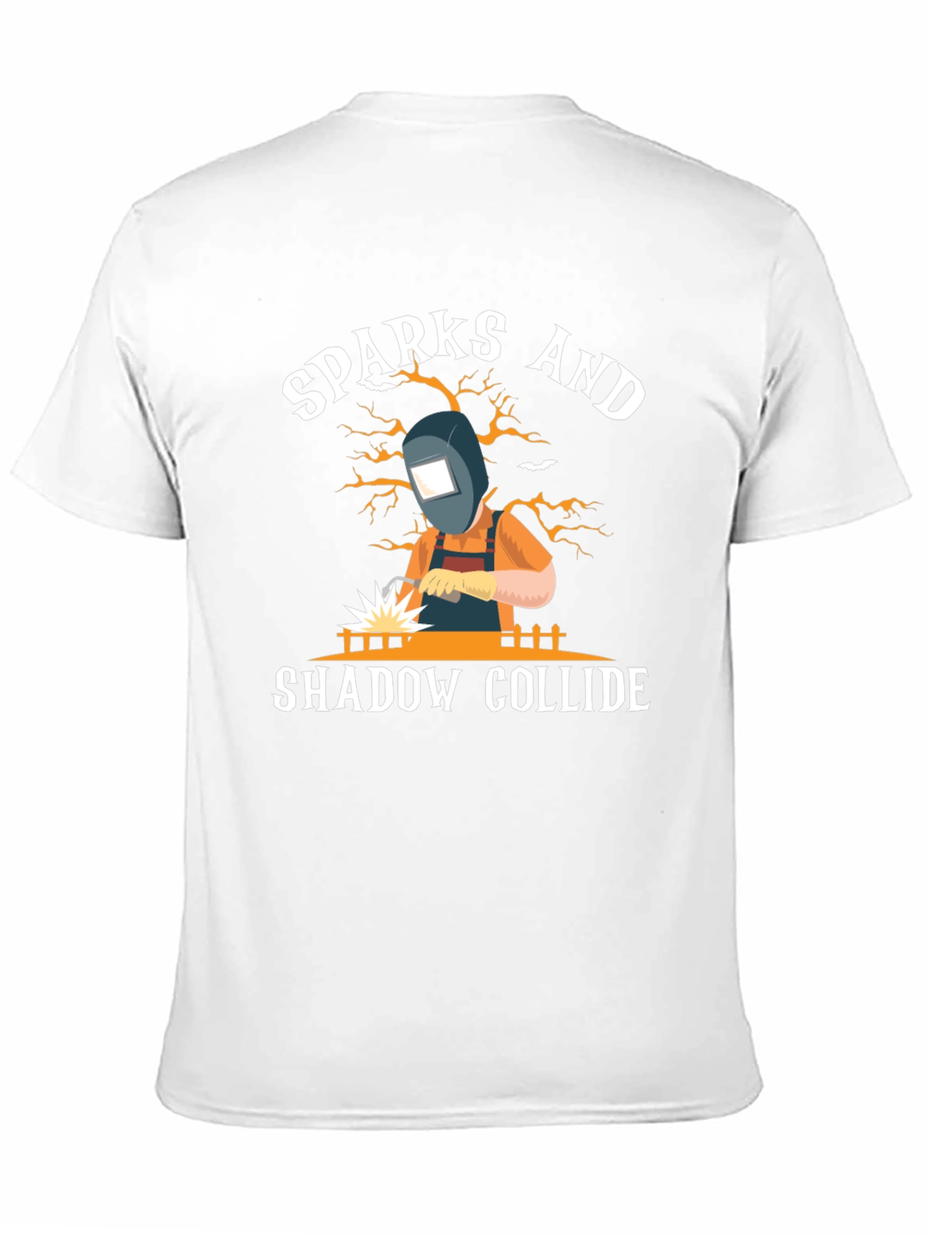 Sparks and Shadow Collide T-Shirt - Welding Tee