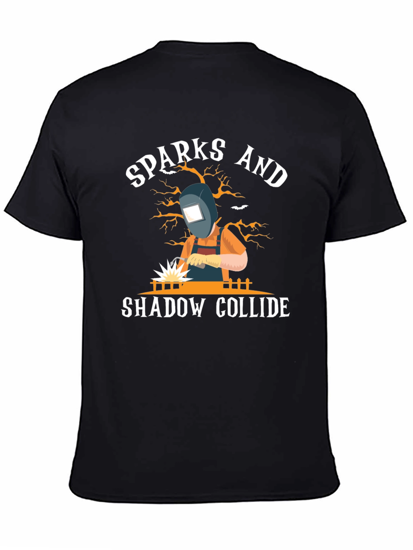 Sparks and Shadow Collide T-Shirt - Welding Tee