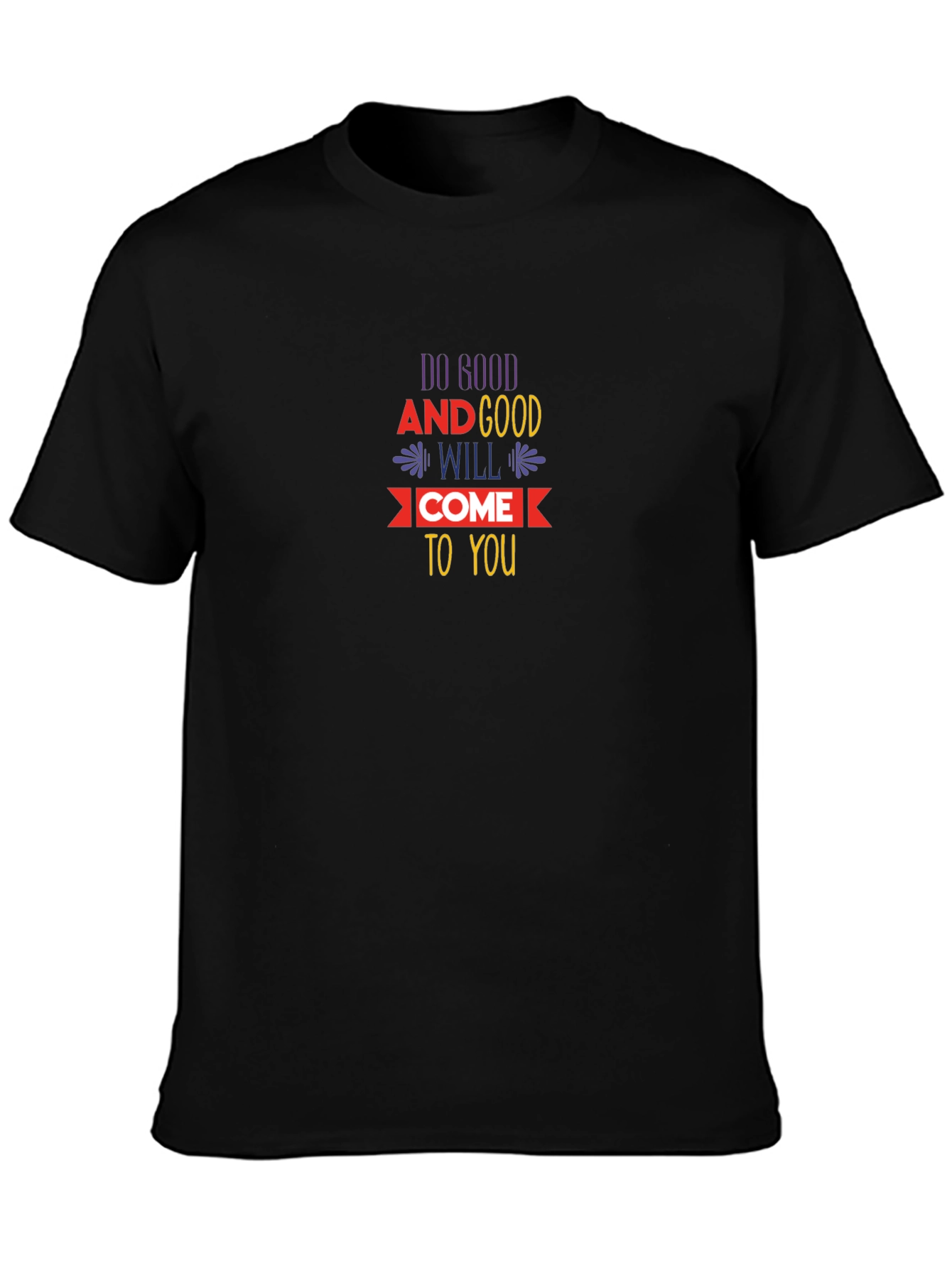 Do Good Graphic Black T-Shirt