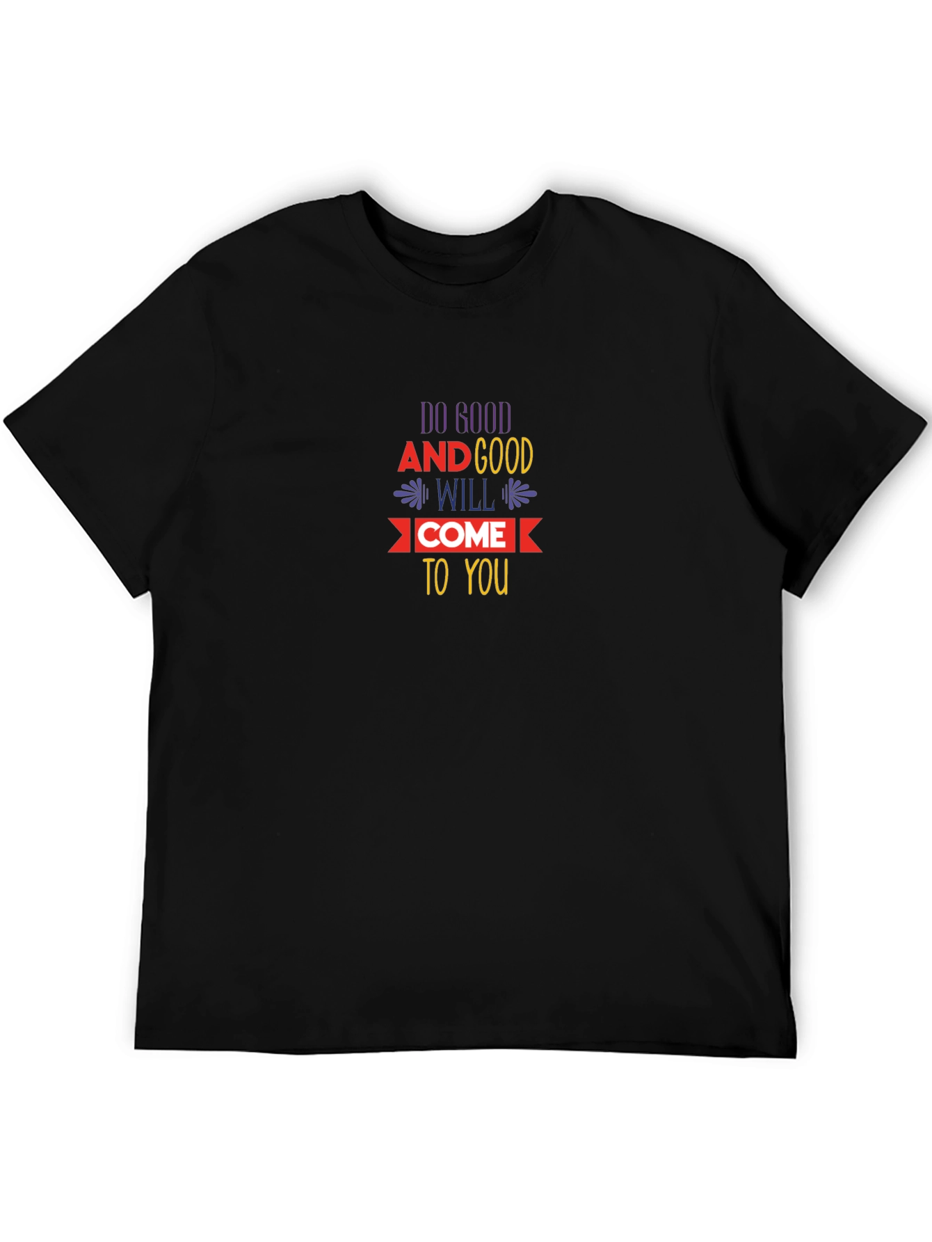 Do Good Graphic Black T-Shirt