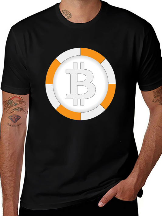 Bitcoin Life Preserver Graphic T-Shirt