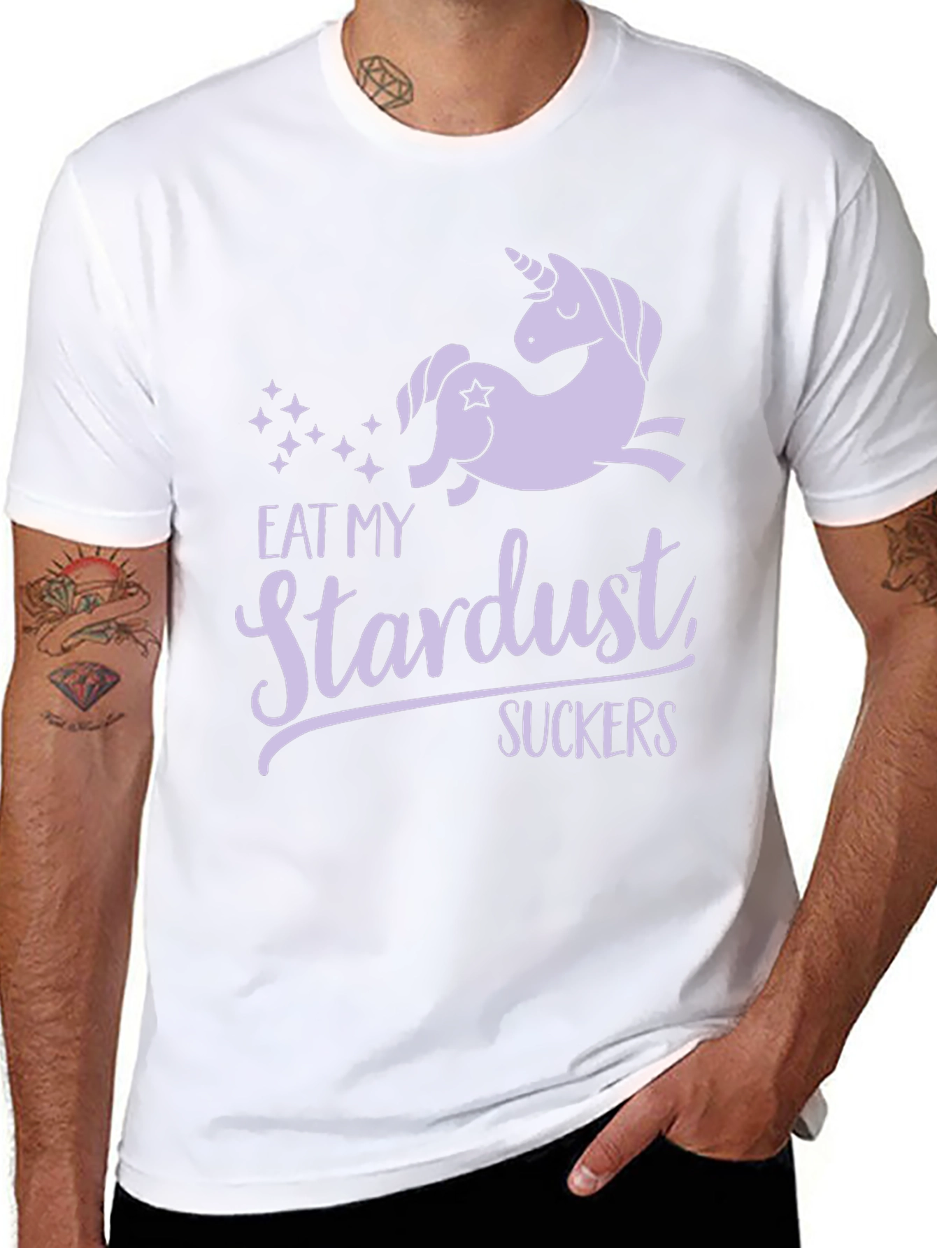 Eat My Stardust Unicorn Graphic Tee