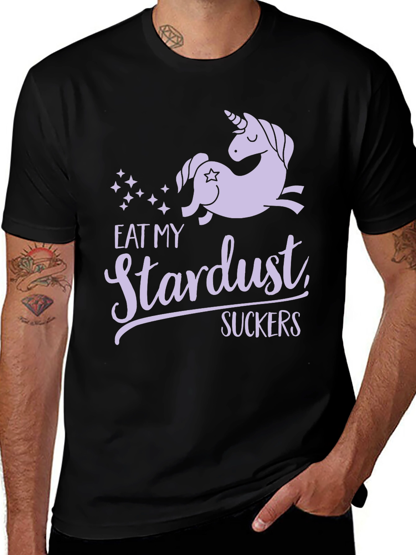 Eat My Stardust Unicorn Graphic Tee
