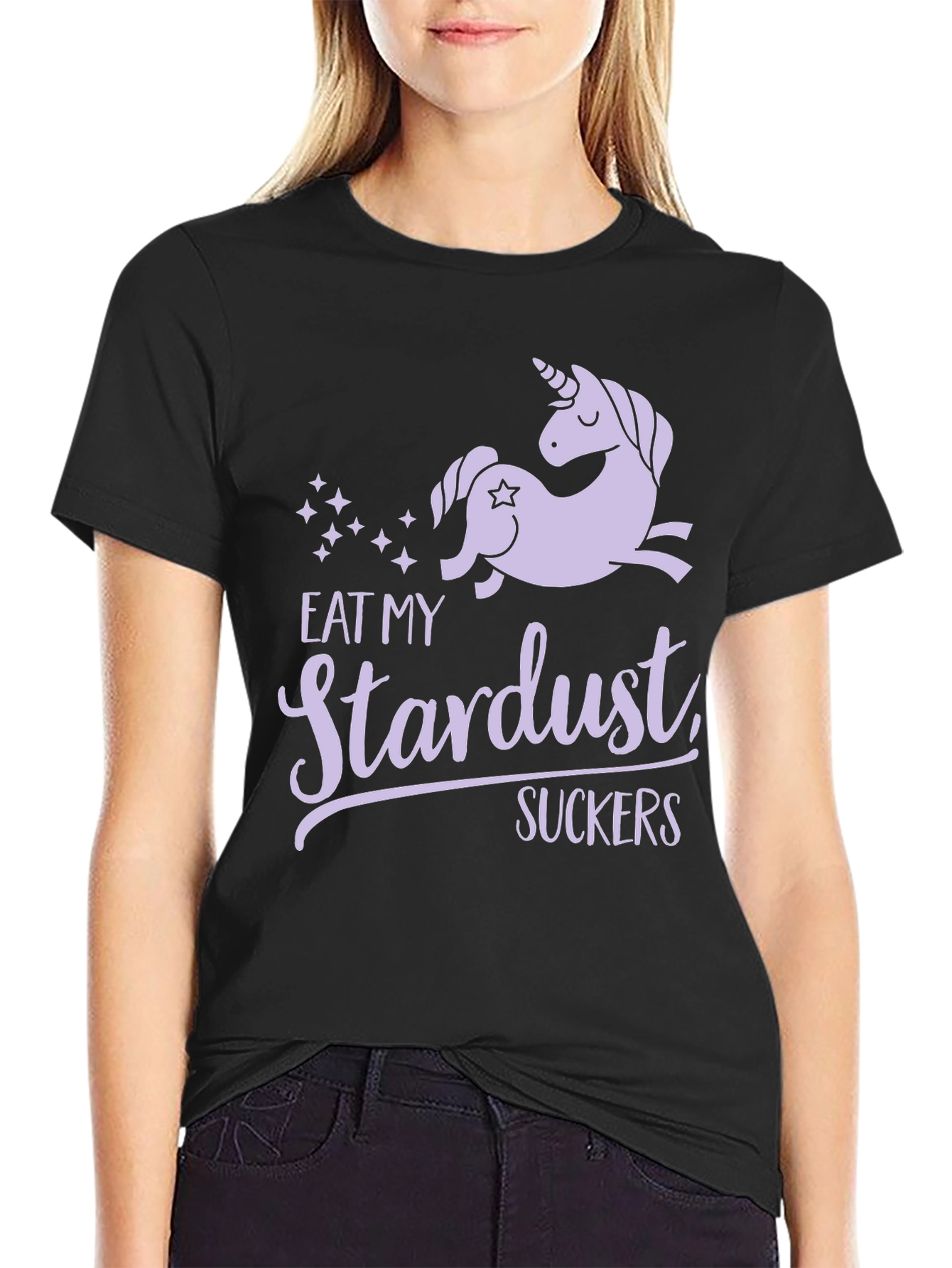 Eat My Stardust Unicorn Graphic Tee