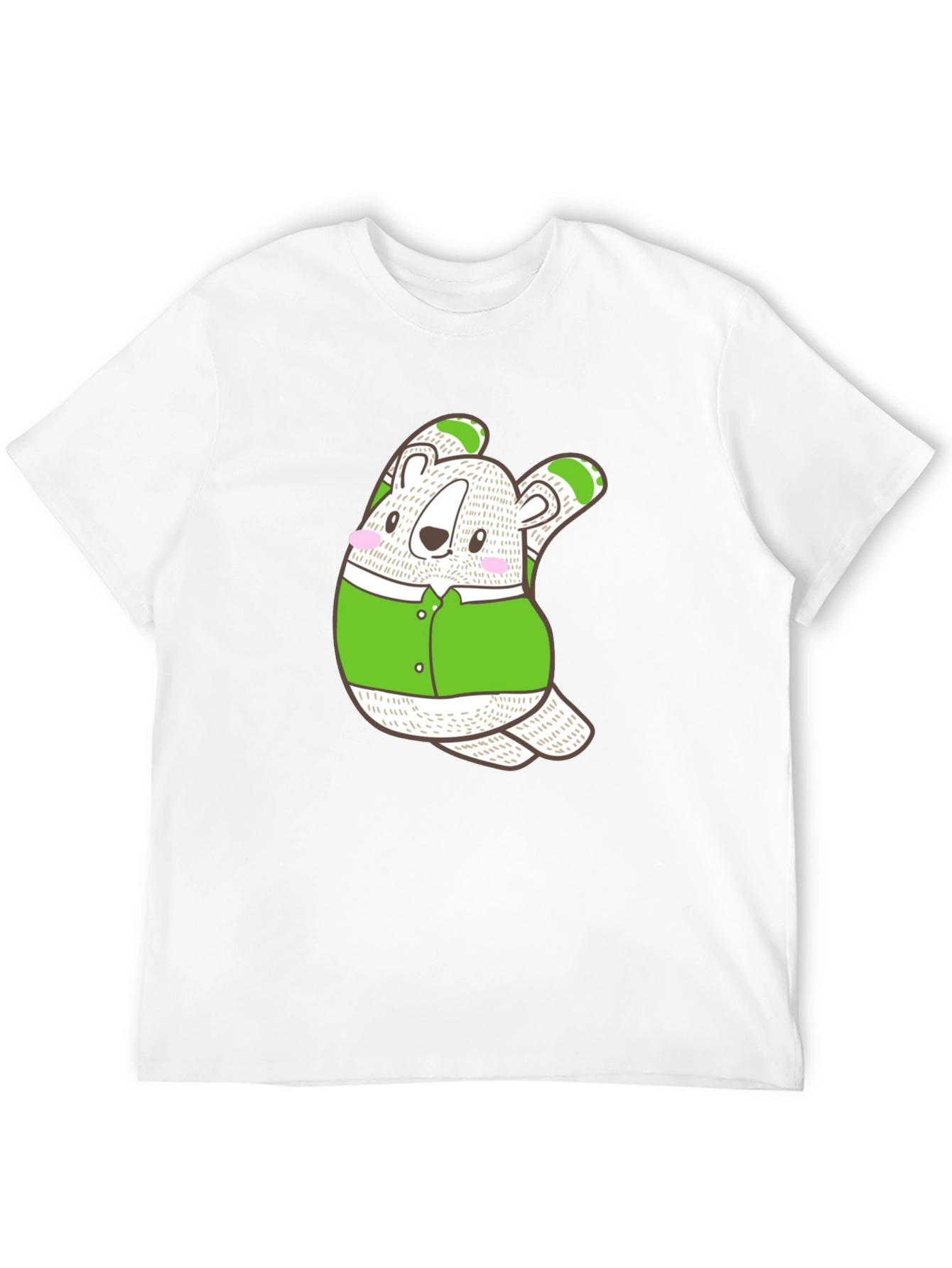 Cute Koala Bear Graphic Tee - Casual Black T-Shirt