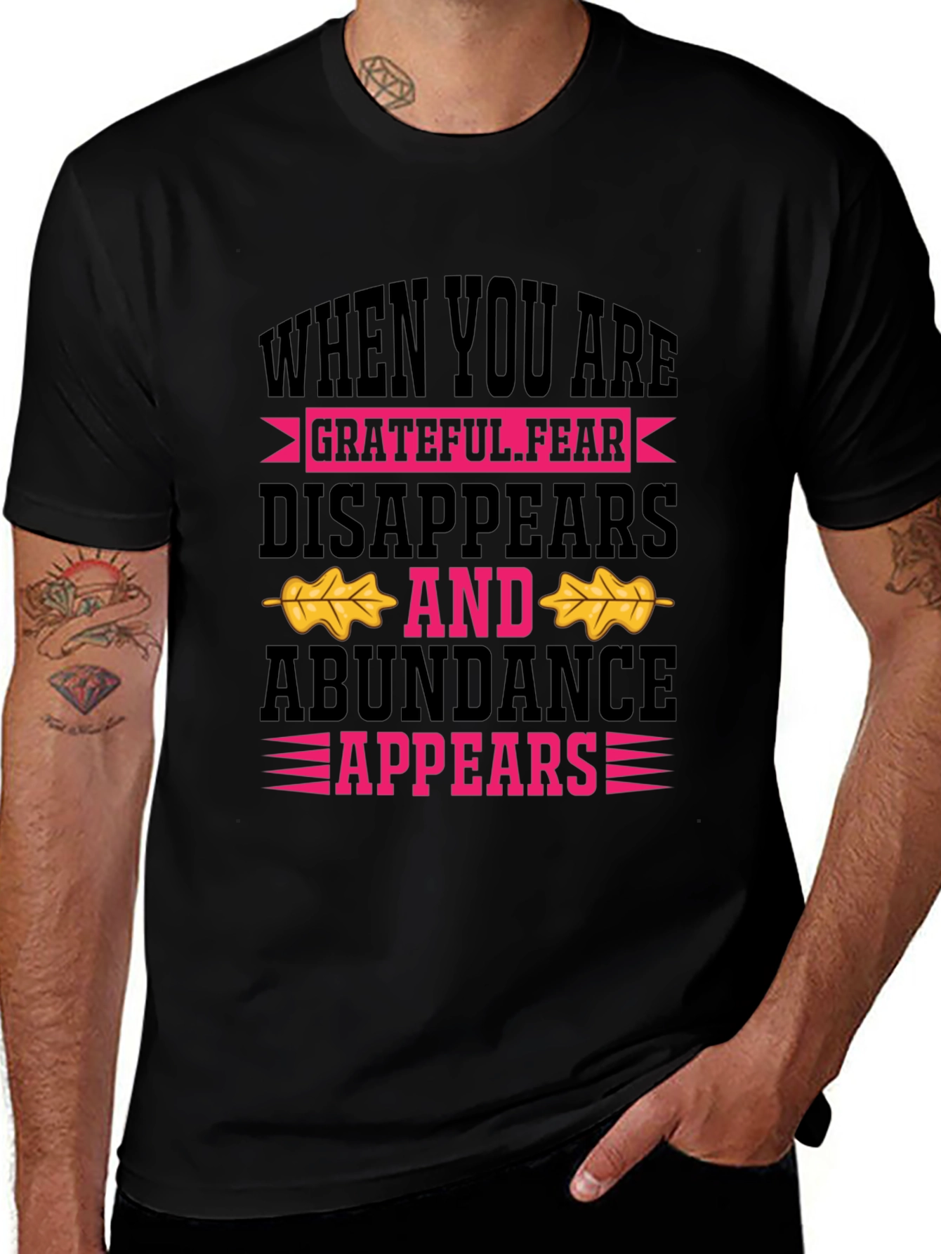 Grateful Fear Disappears Graphic Tee