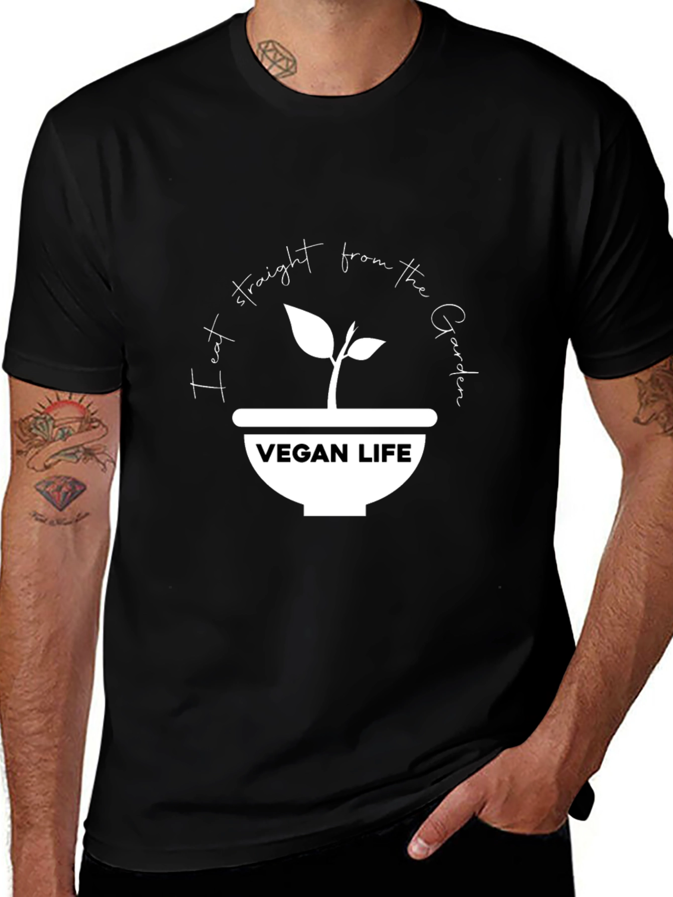 Vegan Life T-Shirt - Straight from the Garden