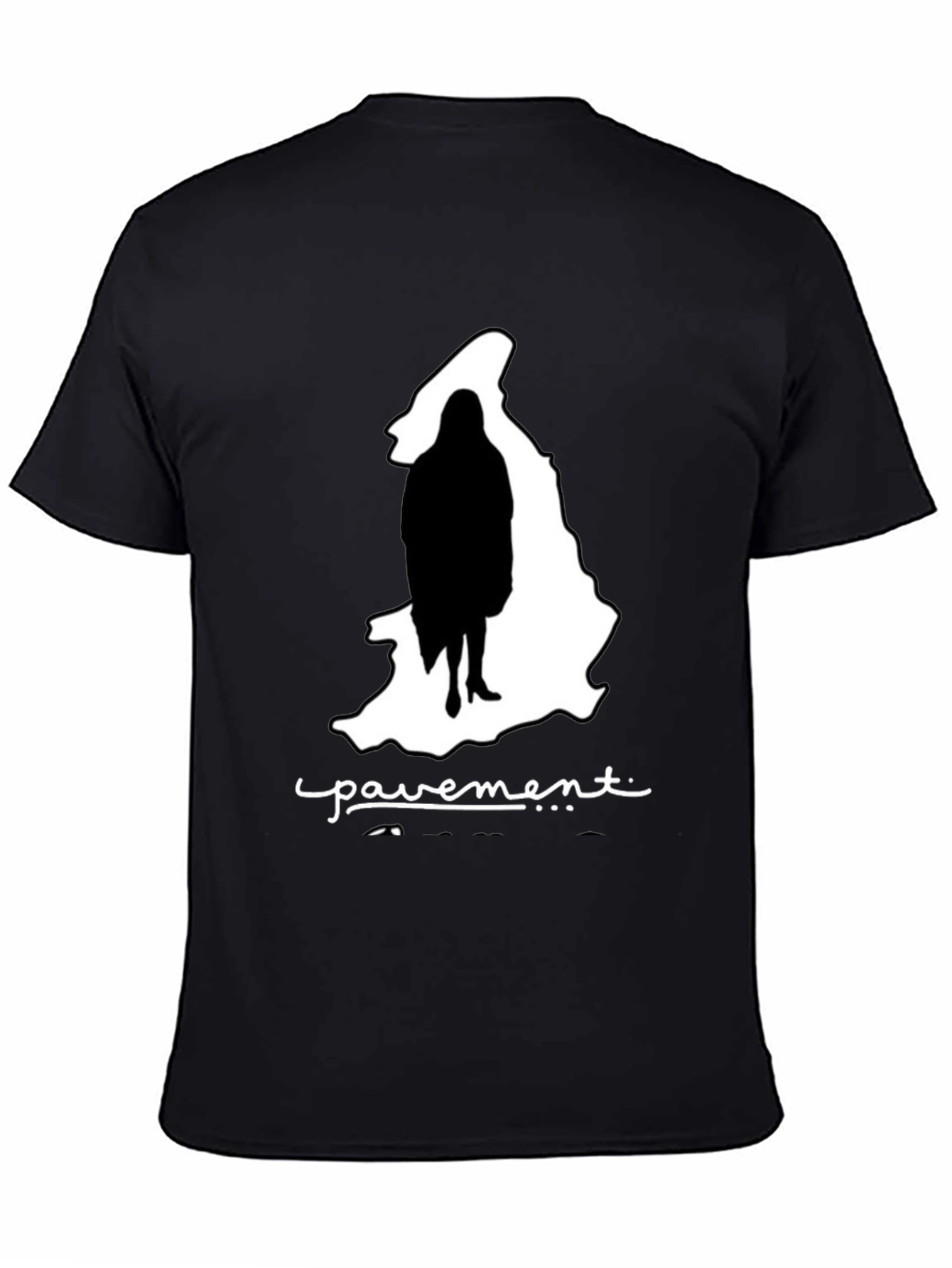 Pavement Silhouette Graphic Black T-Shirt