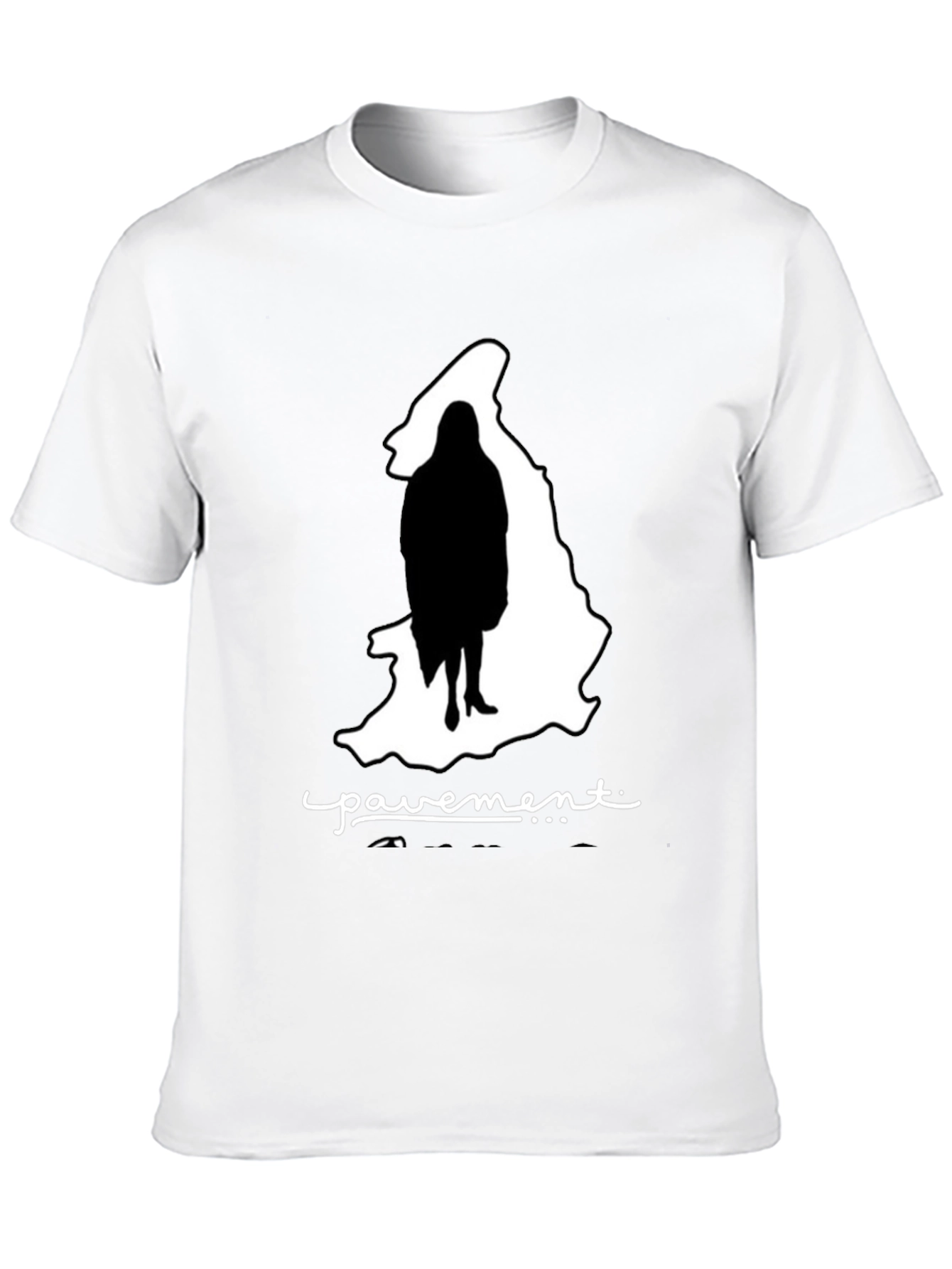 Pavement Silhouette Graphic Black T-Shirt