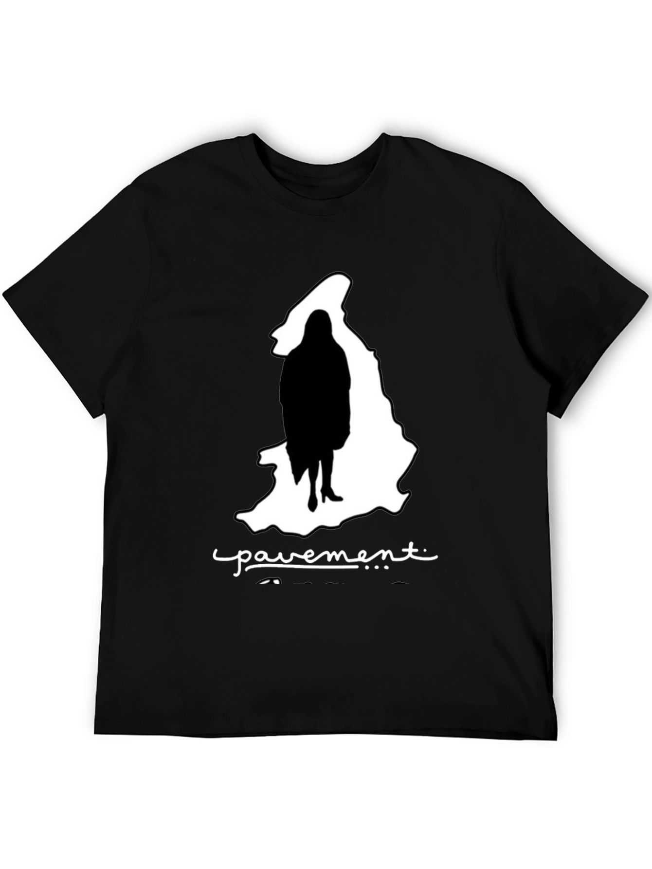Pavement Silhouette Graphic Black T-Shirt