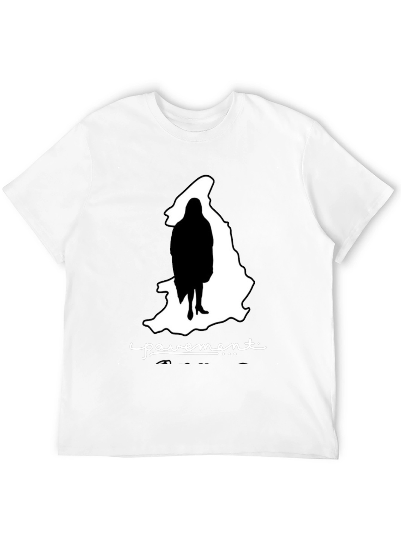 Pavement Silhouette Graphic Black T-Shirt