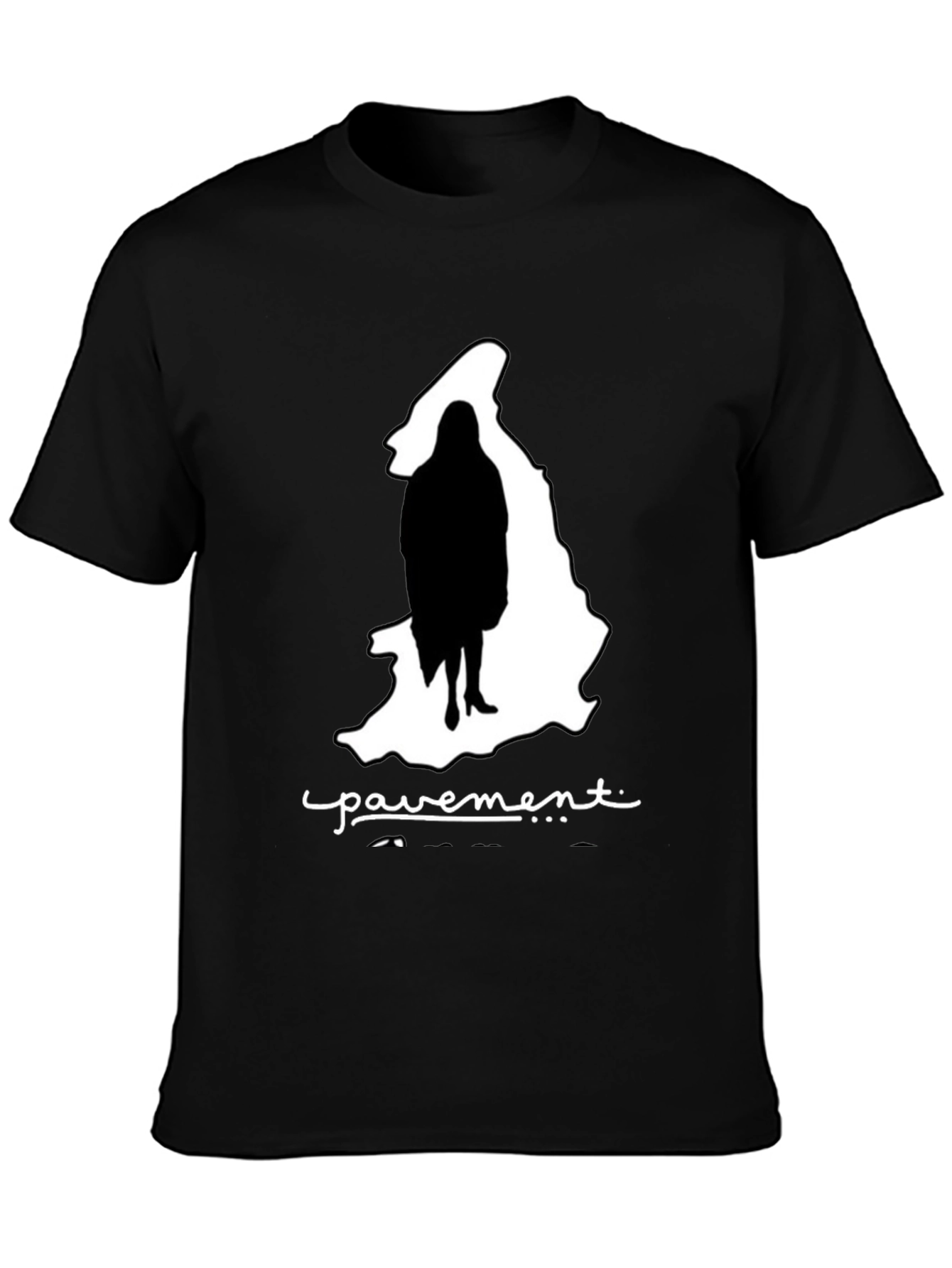 Pavement Silhouette Graphic Black T-Shirt