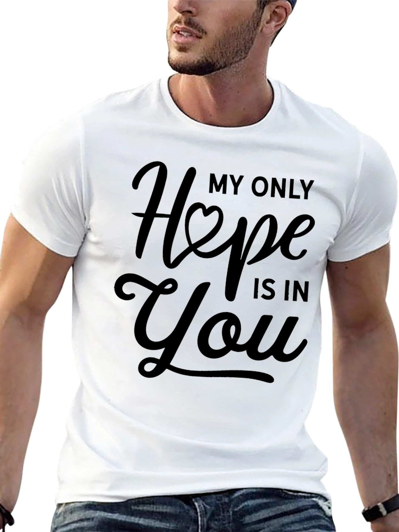My Only Hope Is In You Black T-Shirt