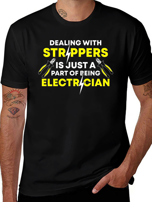 Electrician Stripper Humor T-Shirt