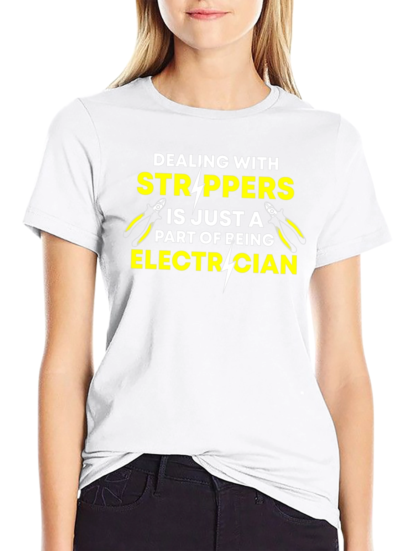 Electrician Stripper Humor T-Shirt