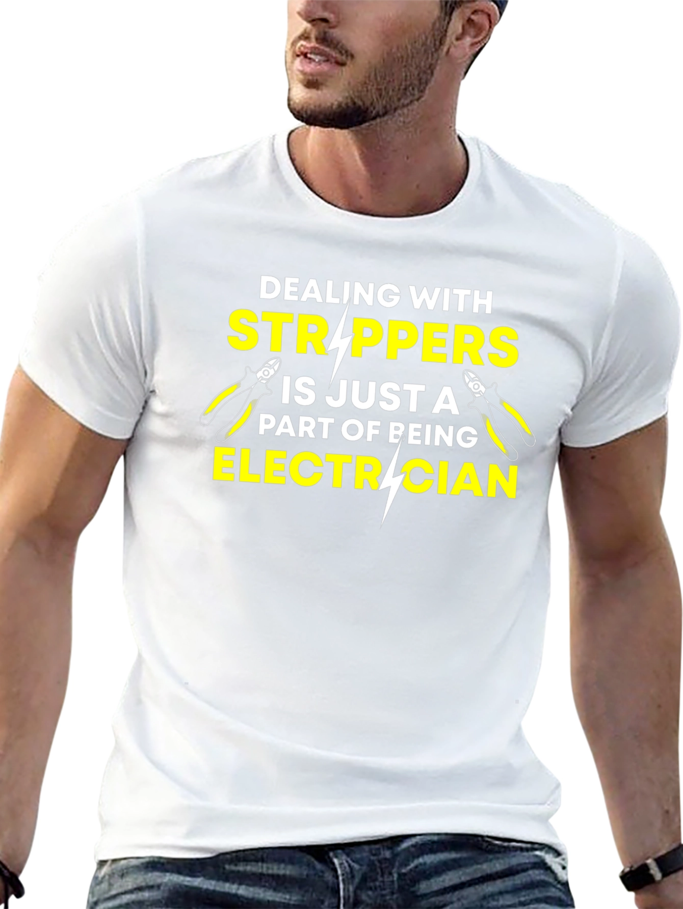 Electrician Stripper Humor T-Shirt