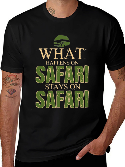 Safari Adventure T-Shirt - What Happens on Safari