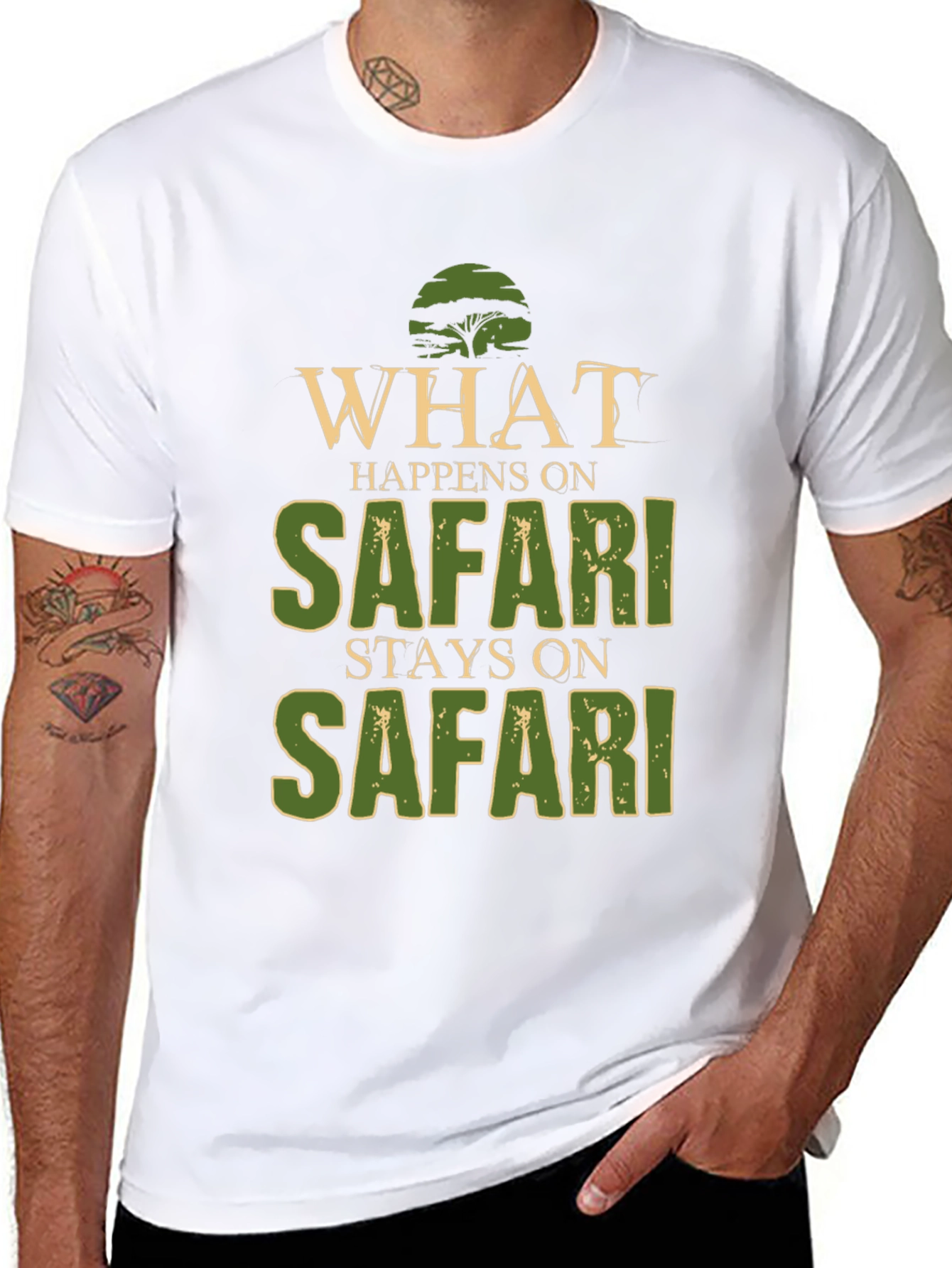 Safari Adventure T-Shirt - What Happens on Safari