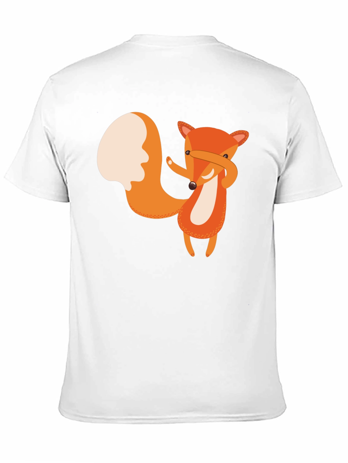 Dabbing Fox Graphic Tee - Black Cotton T-Shirt