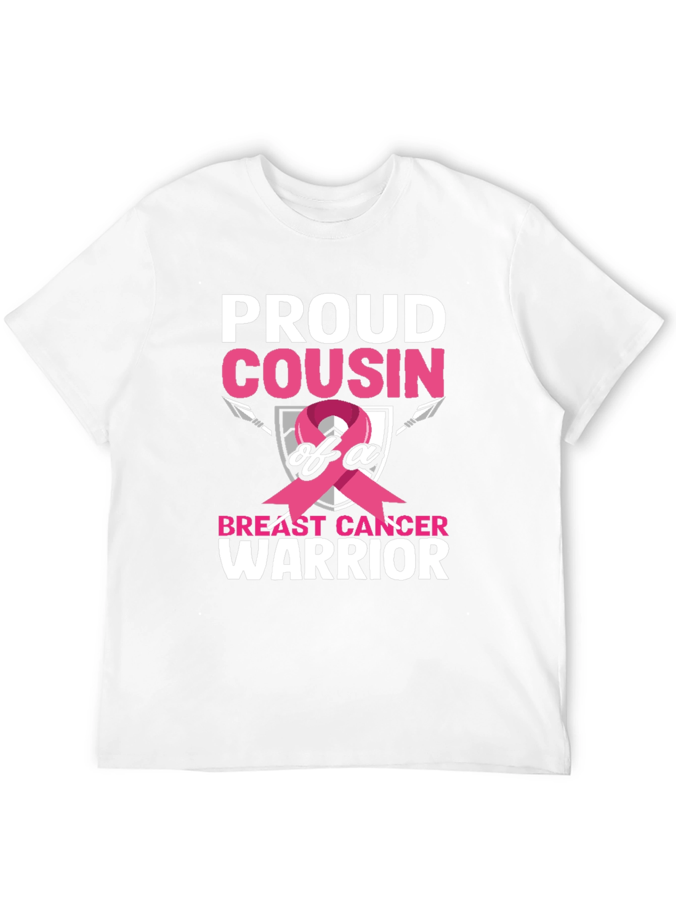 Proud Cousin Breast Cancer Warrior T-Shirt