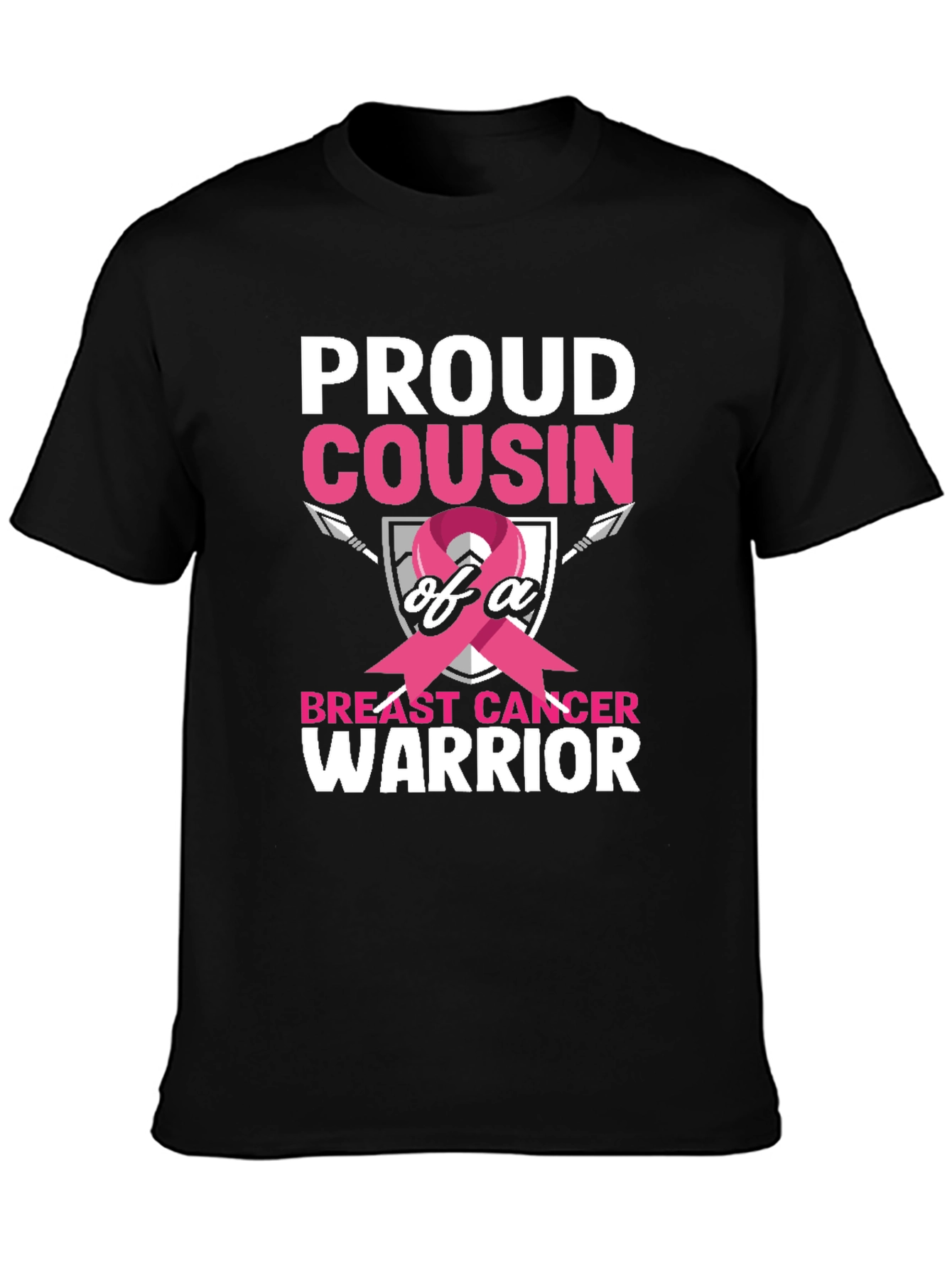 Proud Cousin Breast Cancer Warrior T-Shirt