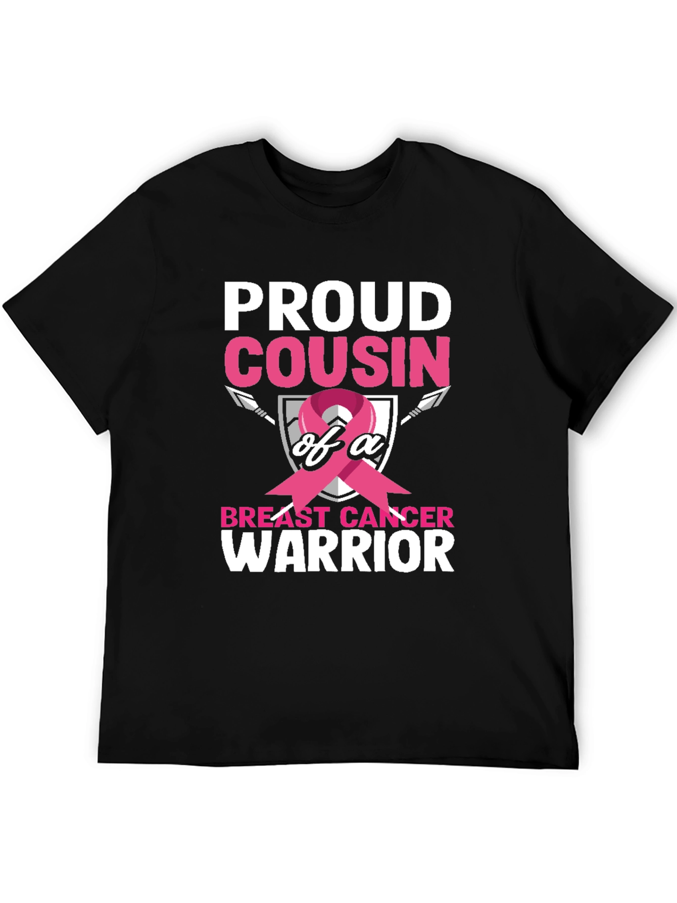 Proud Cousin Breast Cancer Warrior T-Shirt