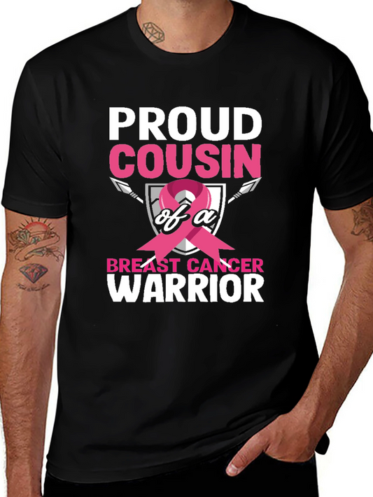 Proud Cousin Breast Cancer Warrior T-Shirt