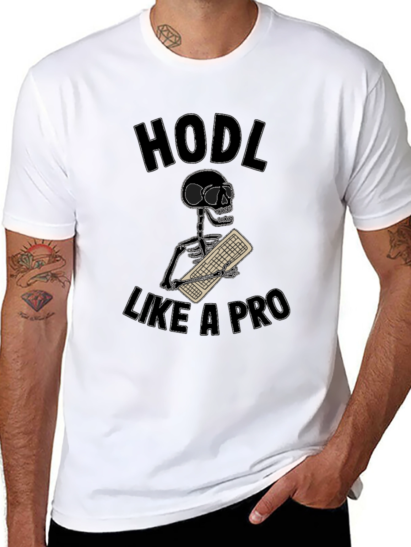HODL Like a Pro T-Shirt - Crypto Trader Tee