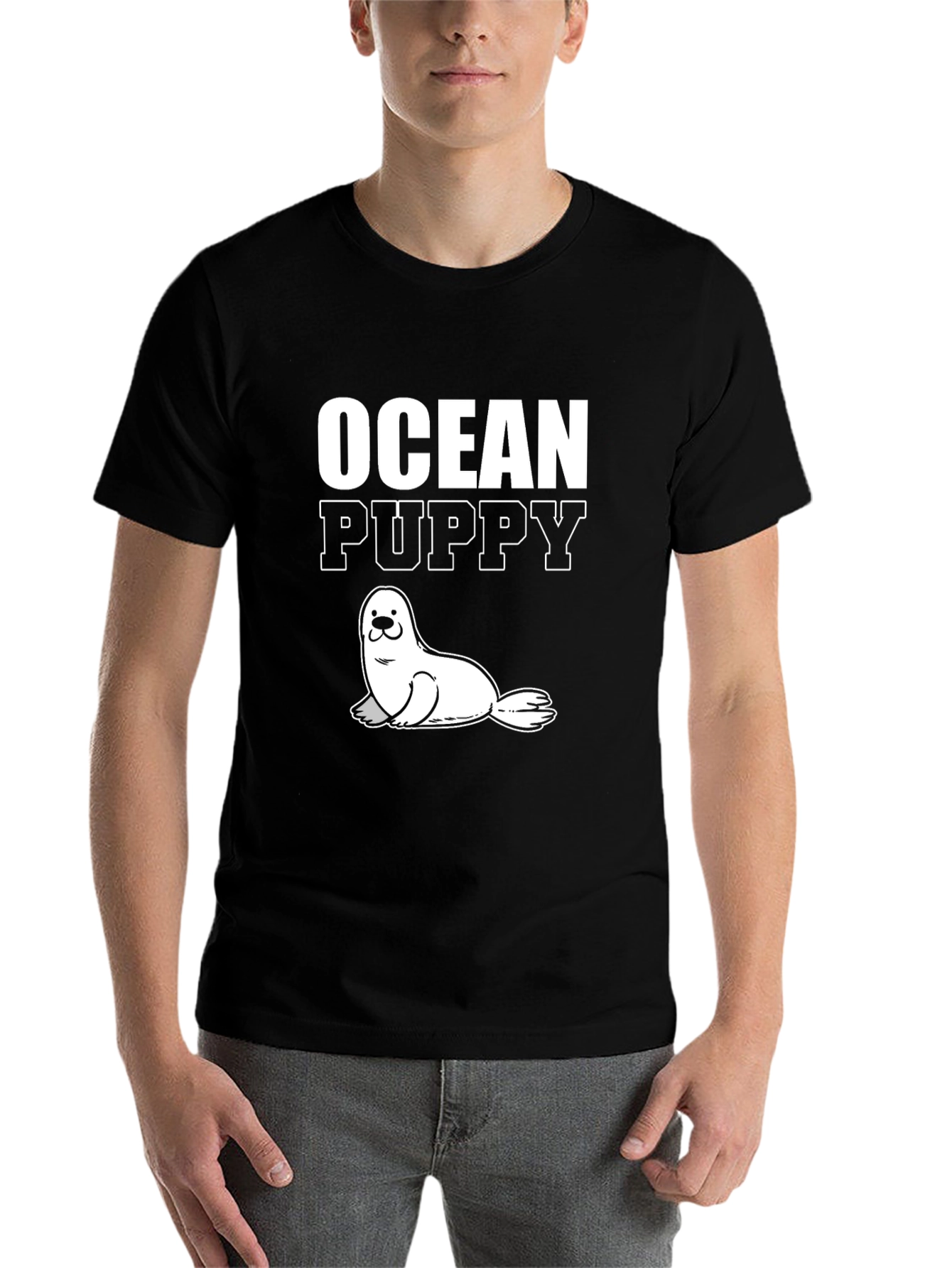 Ocean Puppy Graphic Tee - Sea Lion T-Shirt