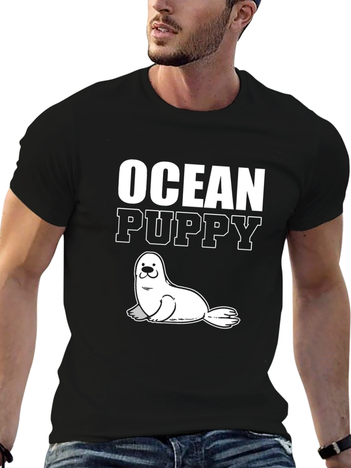 Ocean Puppy Graphic Tee - Sea Lion T-Shirt