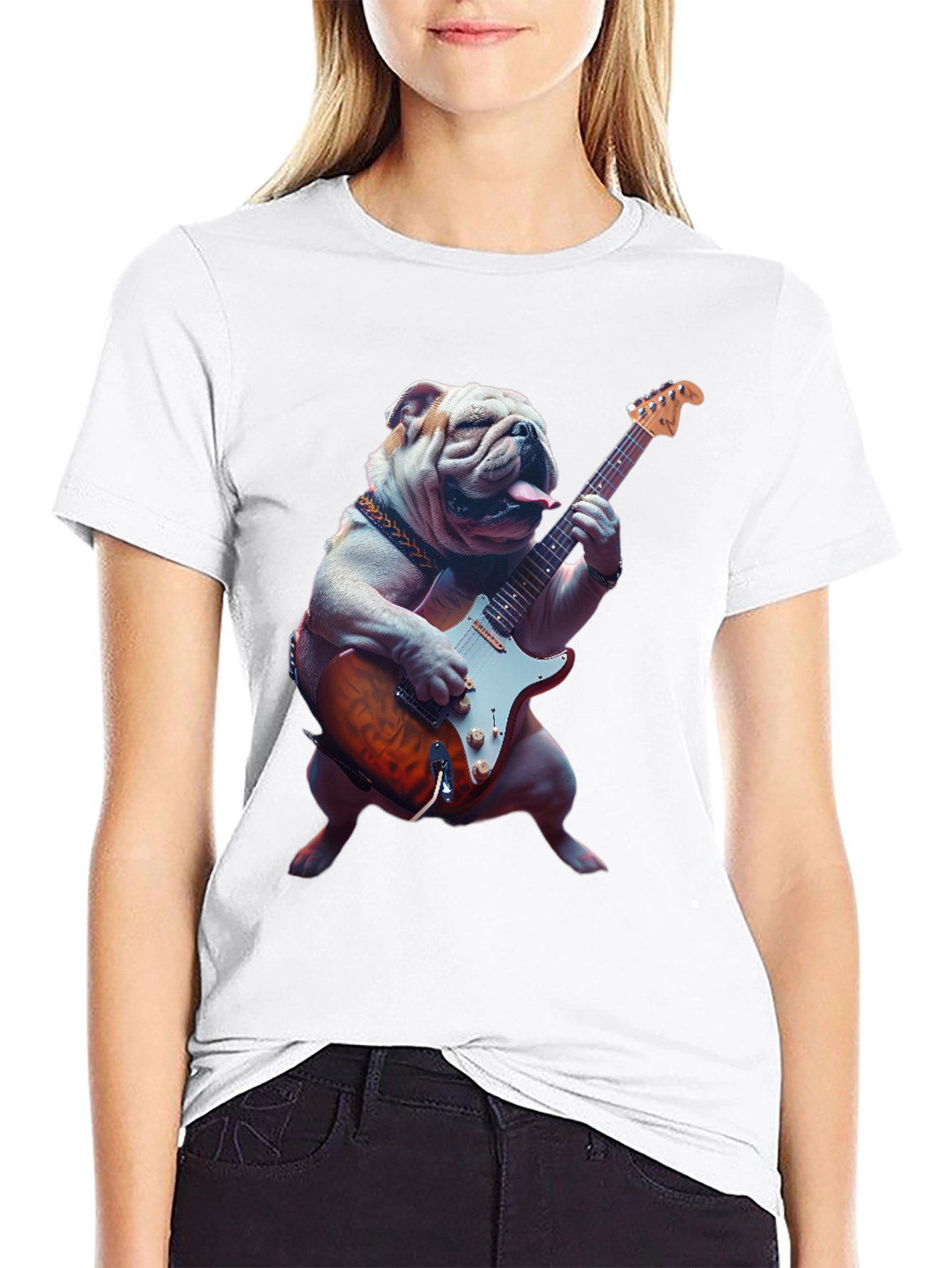 Bulldog Guitarist T-Shirt