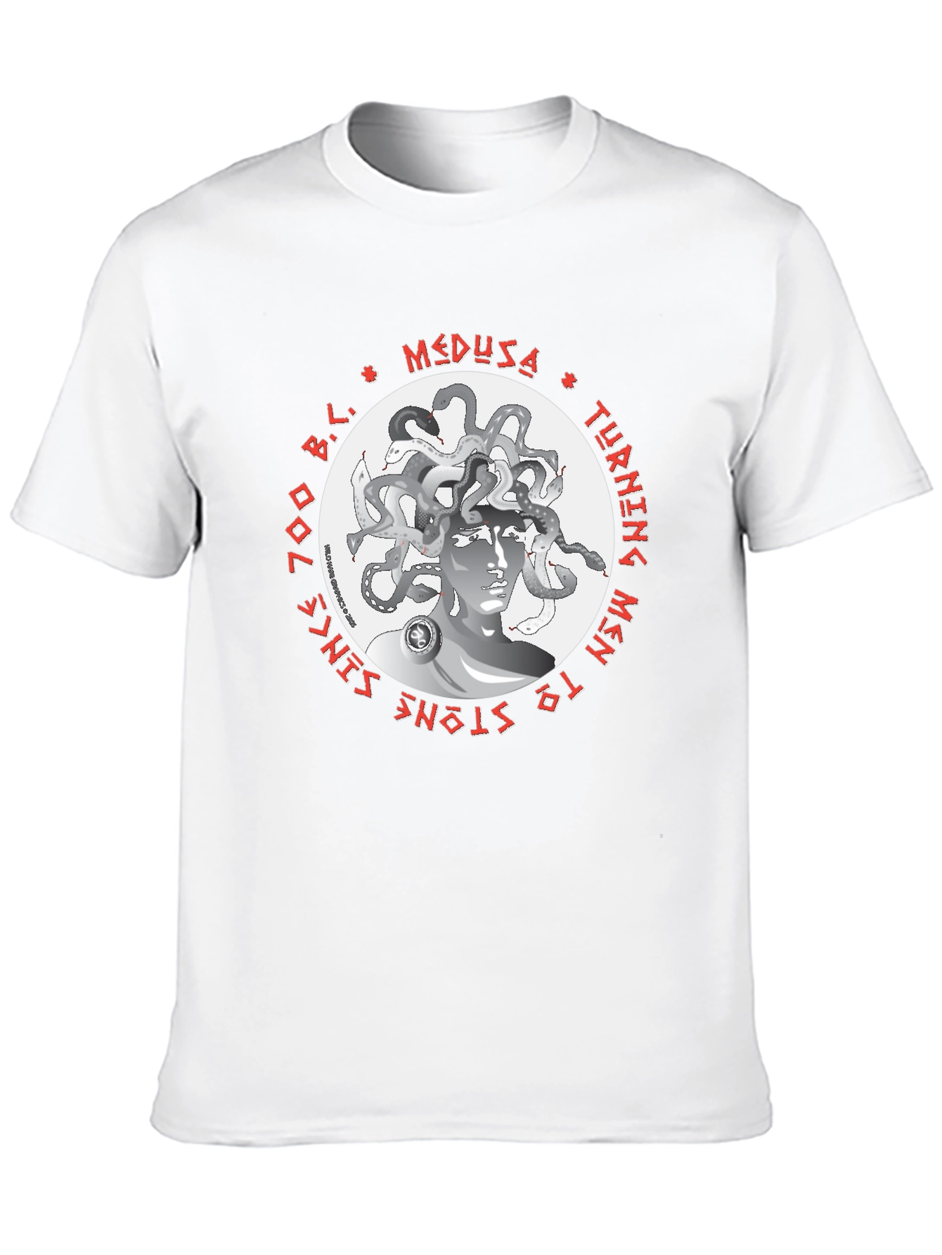 Medusa Graphic T-Shirt - Turning Men to Stone