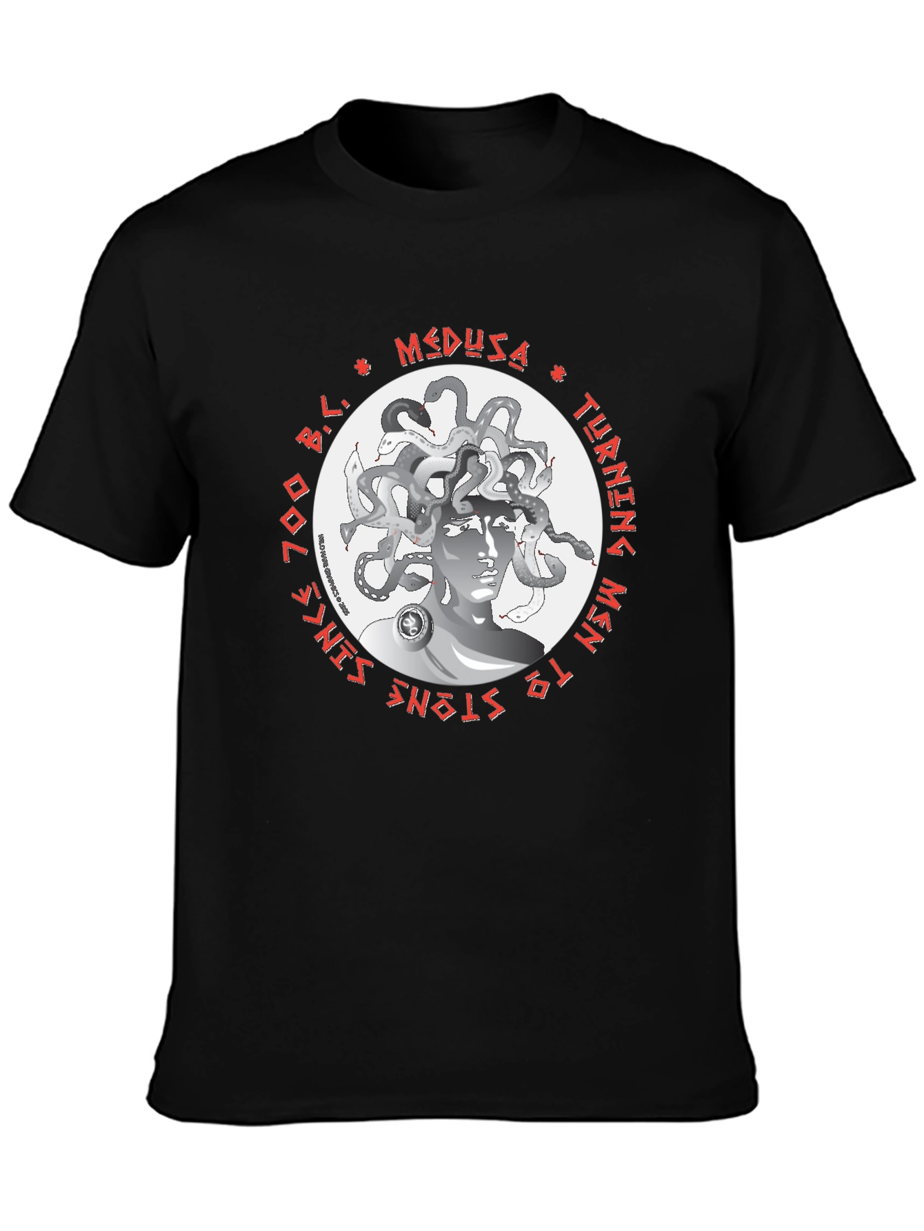 Medusa Graphic T-Shirt - Turning Men to Stone