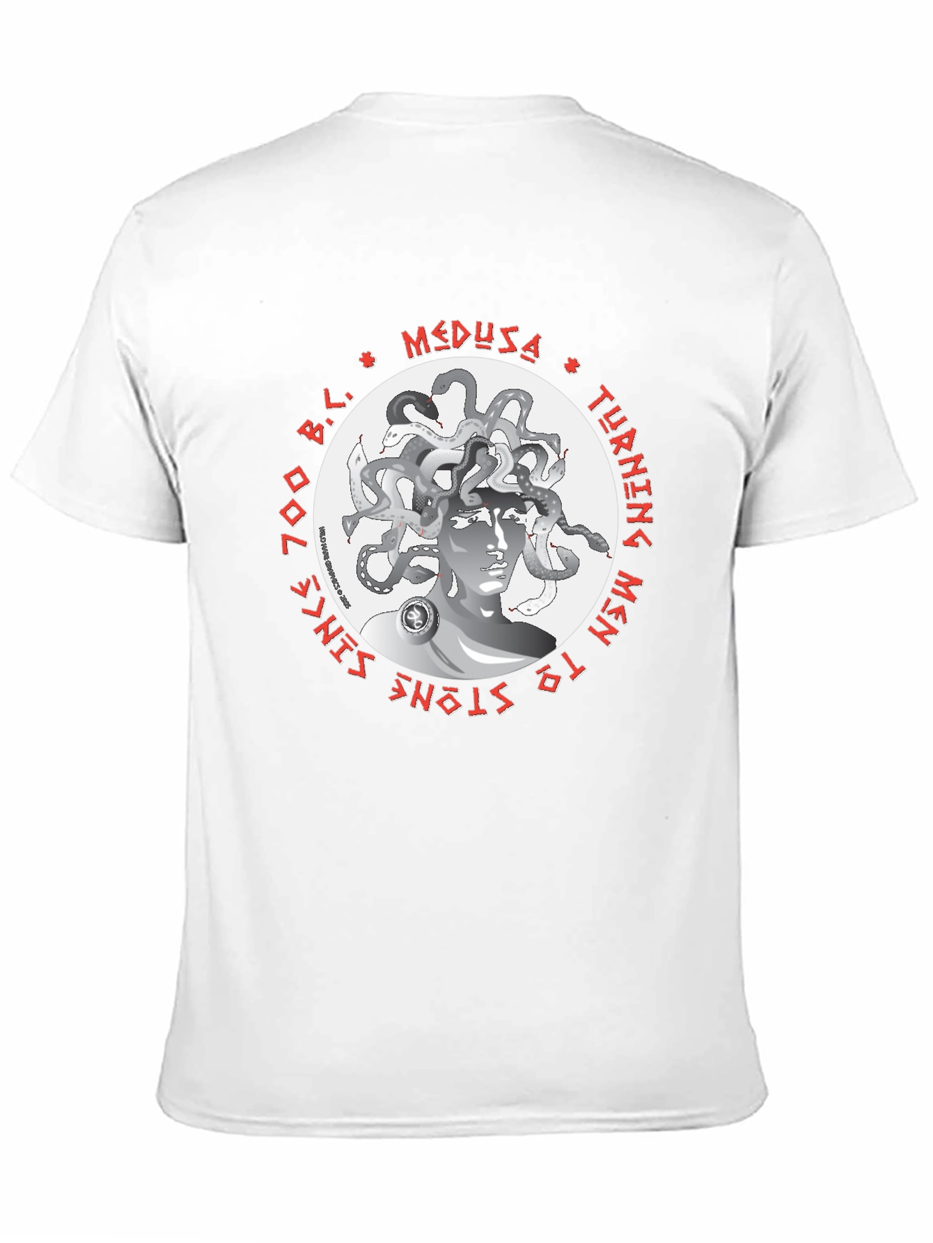 Medusa Graphic T-Shirt - Turning Men to Stone