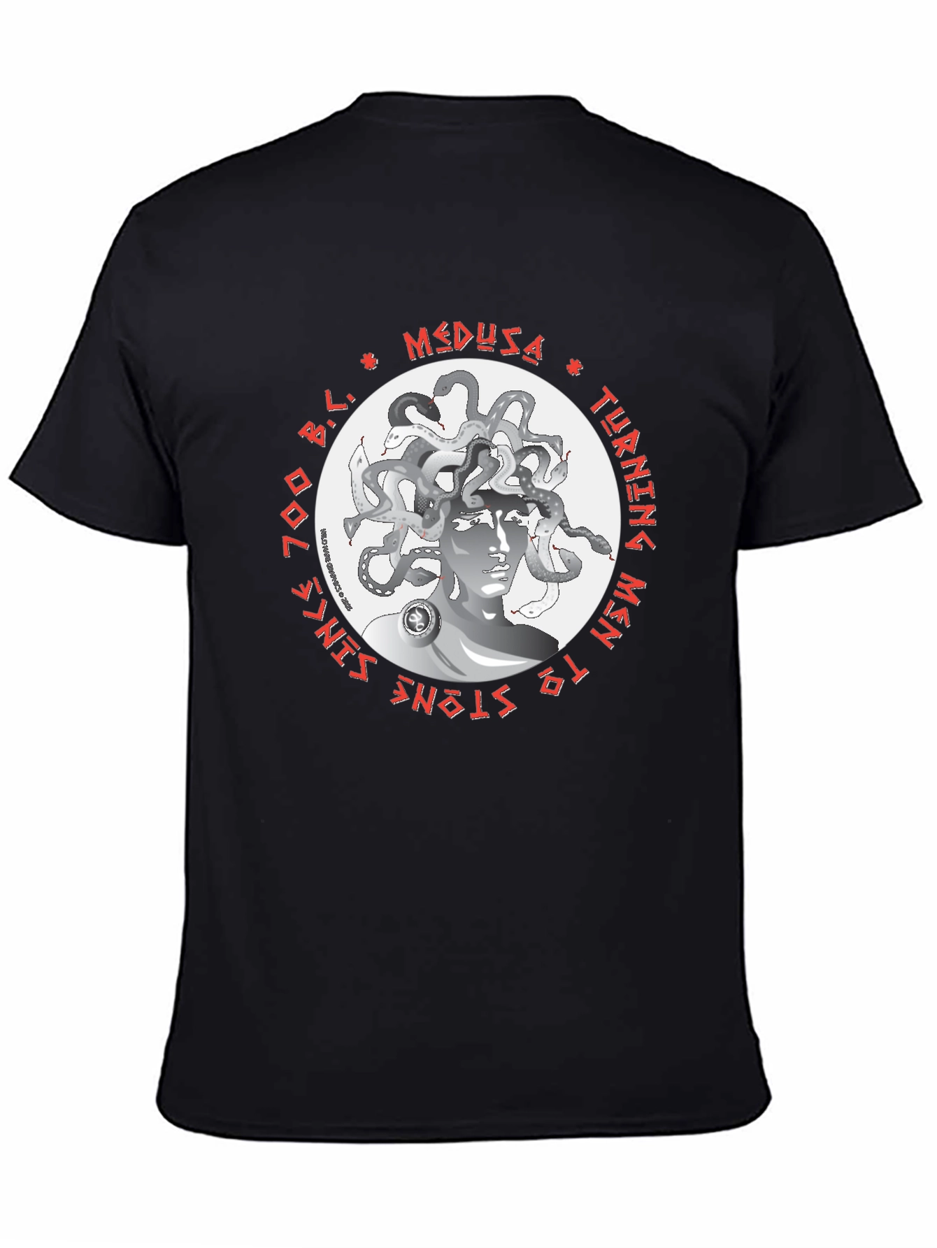 Medusa Graphic T-Shirt - Turning Men to Stone